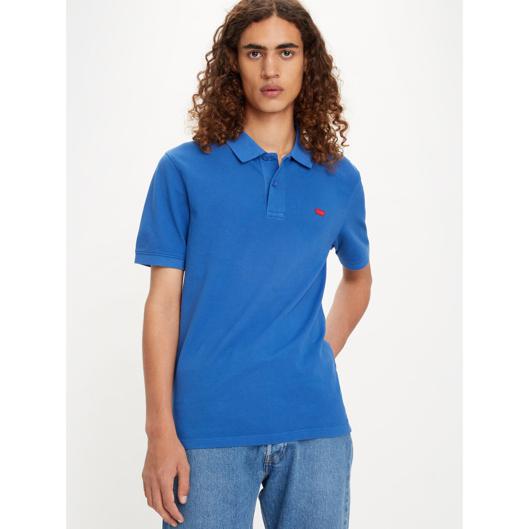 Levi's® Pólóing Housemark A48420008 Kék Slim Fit - Pepit.hu