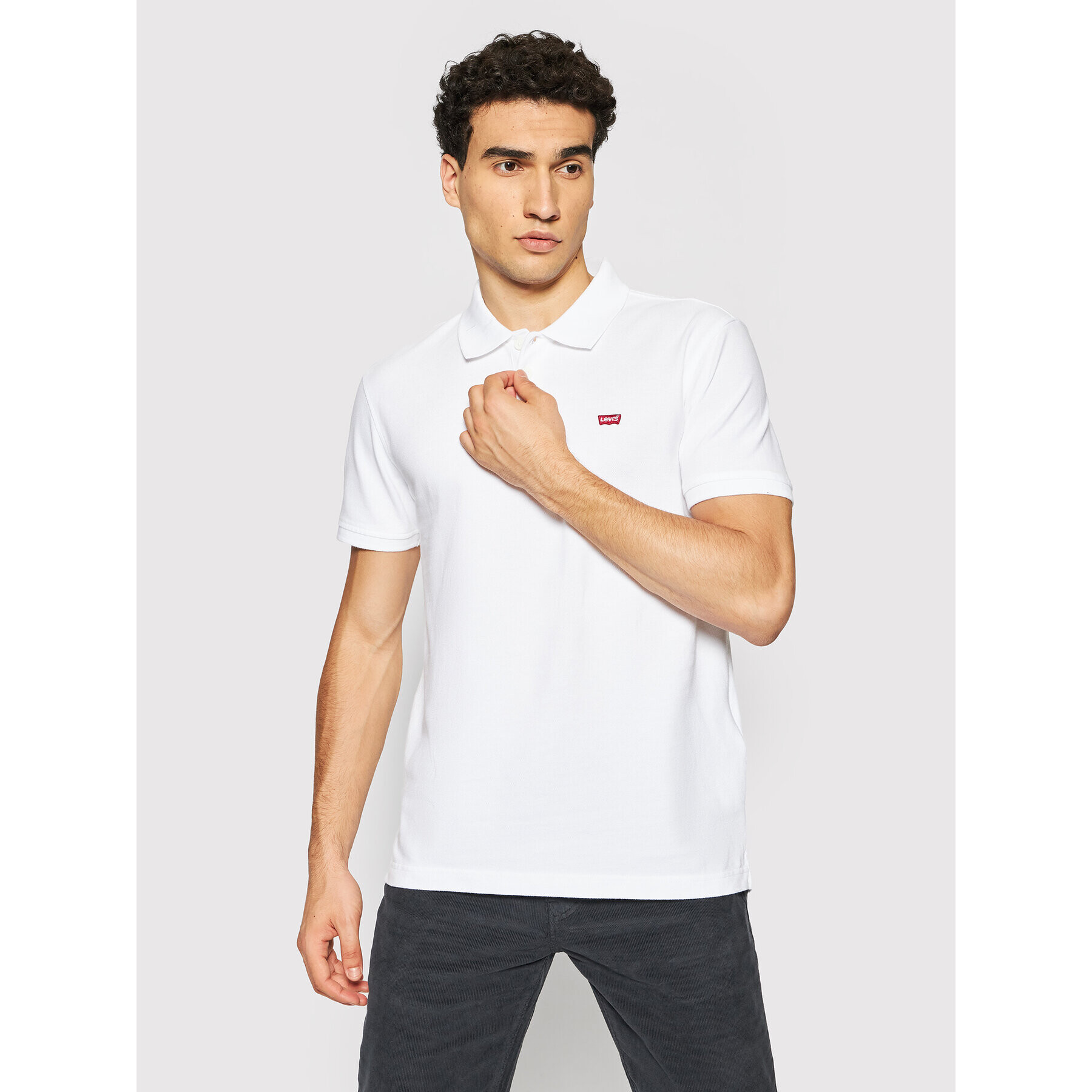 Levi's® Pólóing Standard Housemarked 35883-0003 Fehér Regular Fit - Pepit.hu