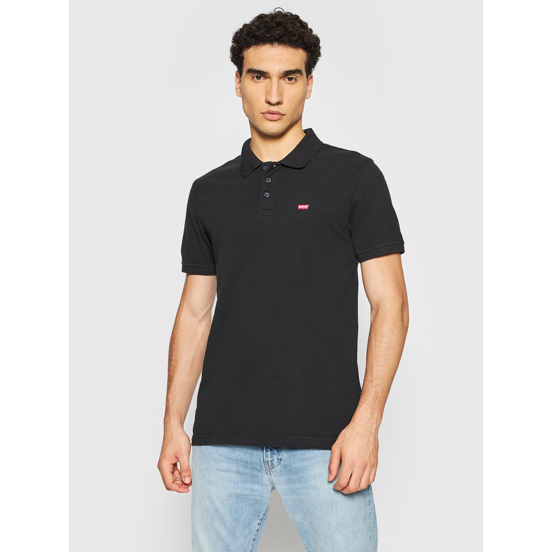 Levi's® Pólóing Standard Housemarked 35883-0007 Fekete Regular Fit - Pepit.hu