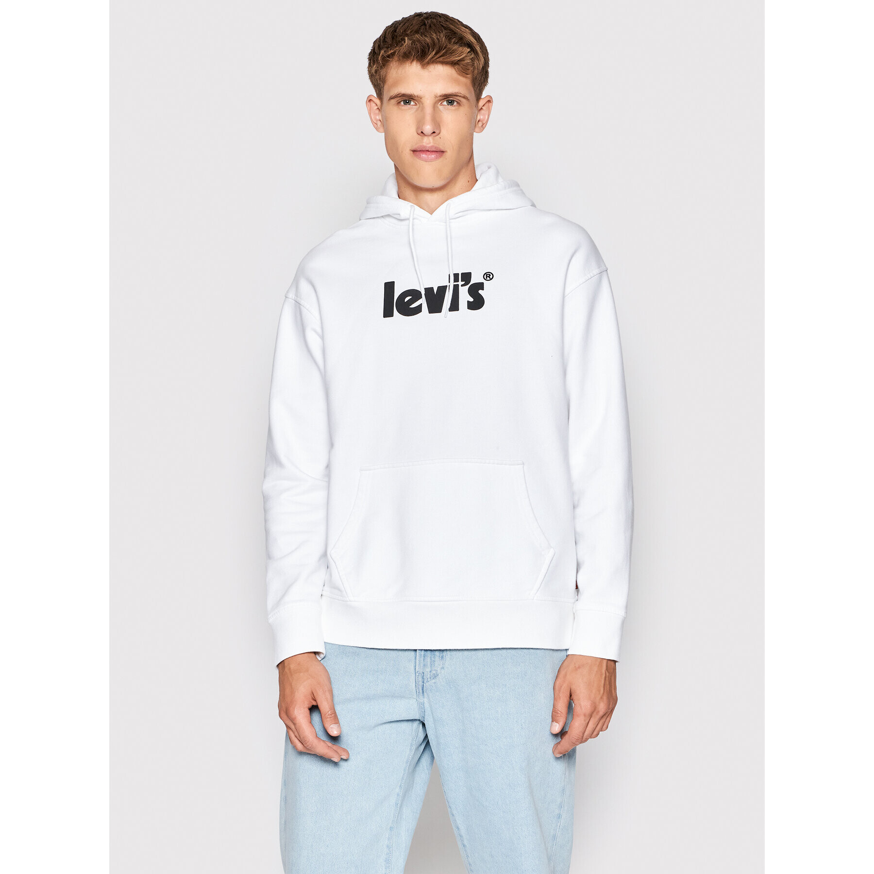 Levi's® Pulóver 38479-0078 Fehér Relaxed Fit - Pepit.hu