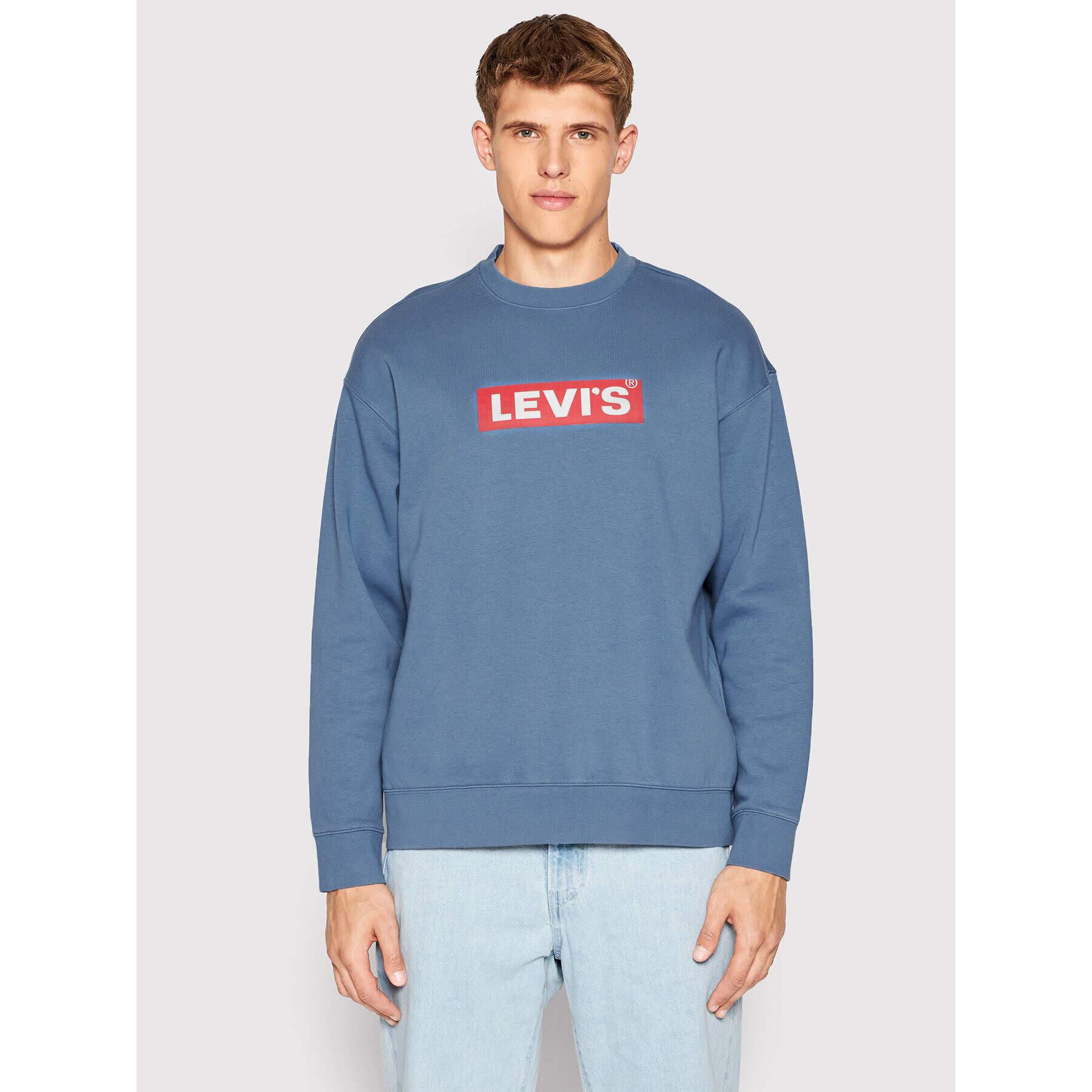 Levi's® Pulóver 38712-0068 Kék Relaxed Fit - Pepit.hu