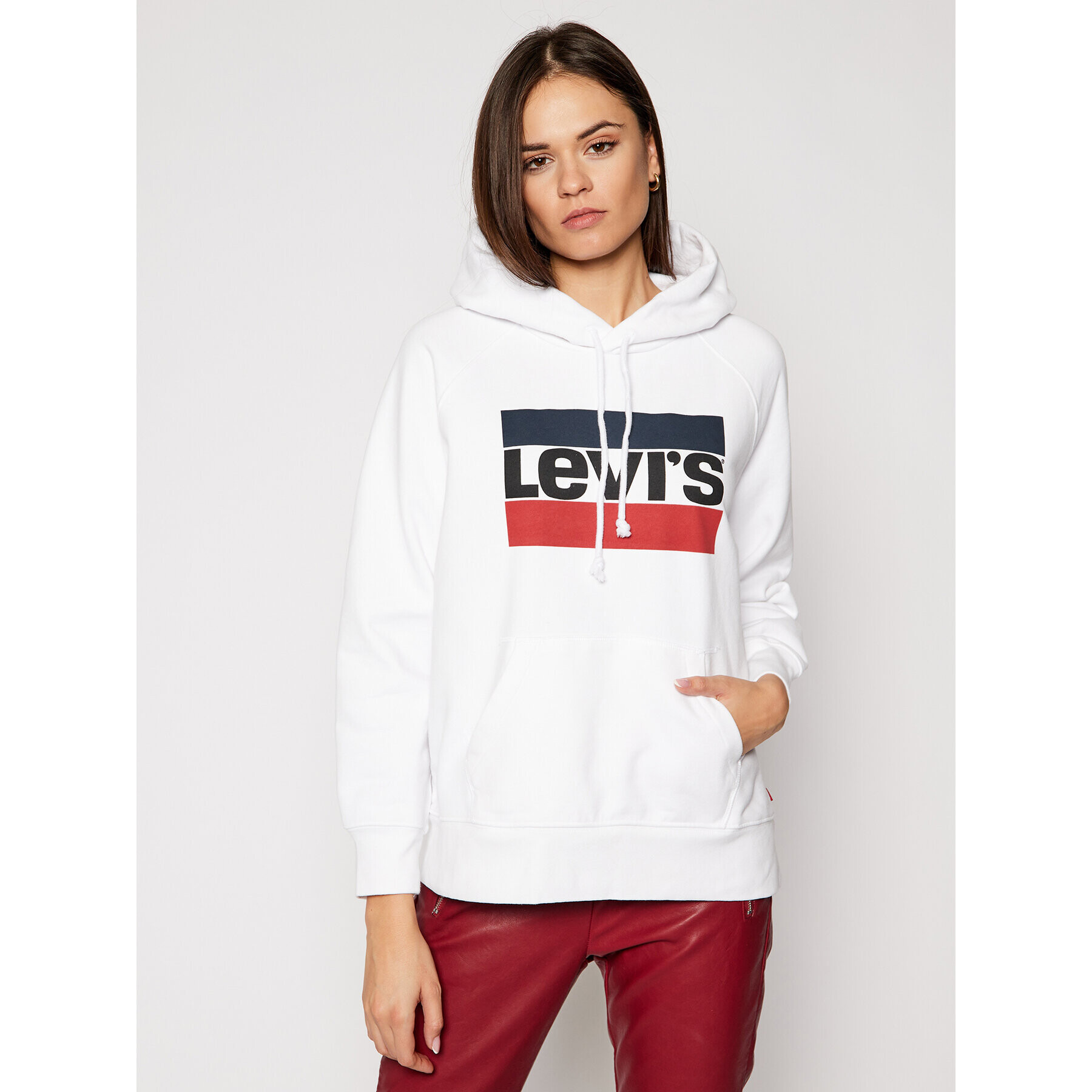 Levi's® Pulóver Graphic Sport 35946-0001 Fehér Regular Fit - Pepit.hu