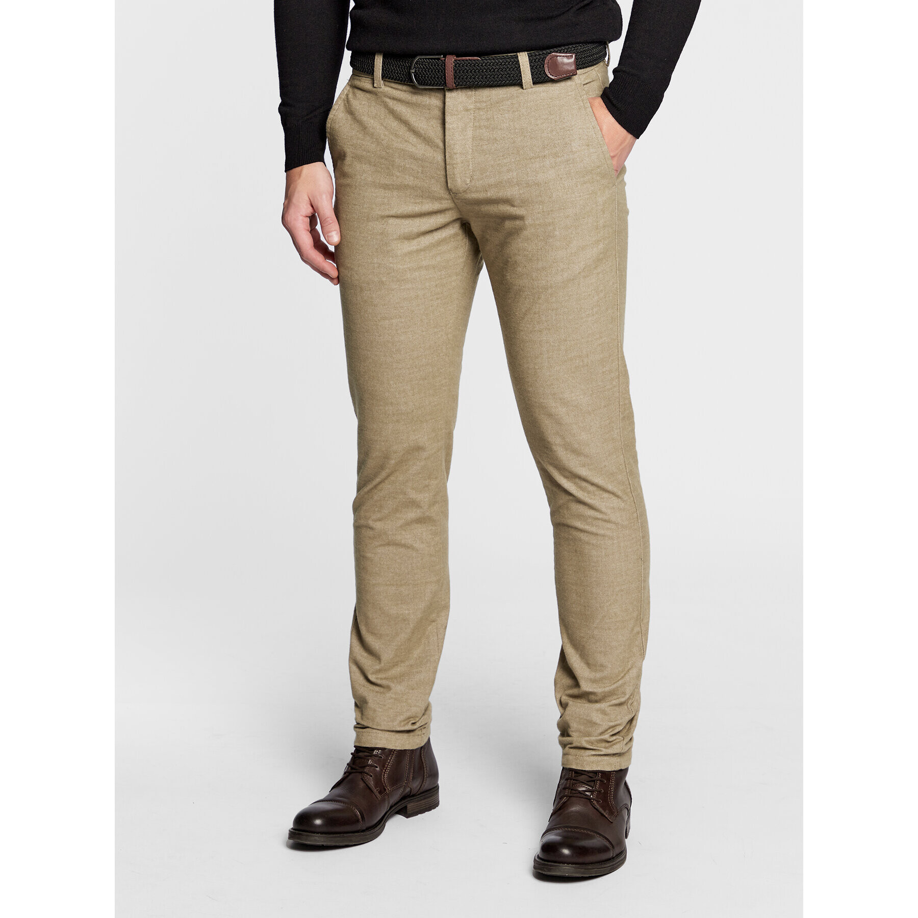 Lindbergh Chinos 30-002100B Bézs Regular Fit - Pepit.hu