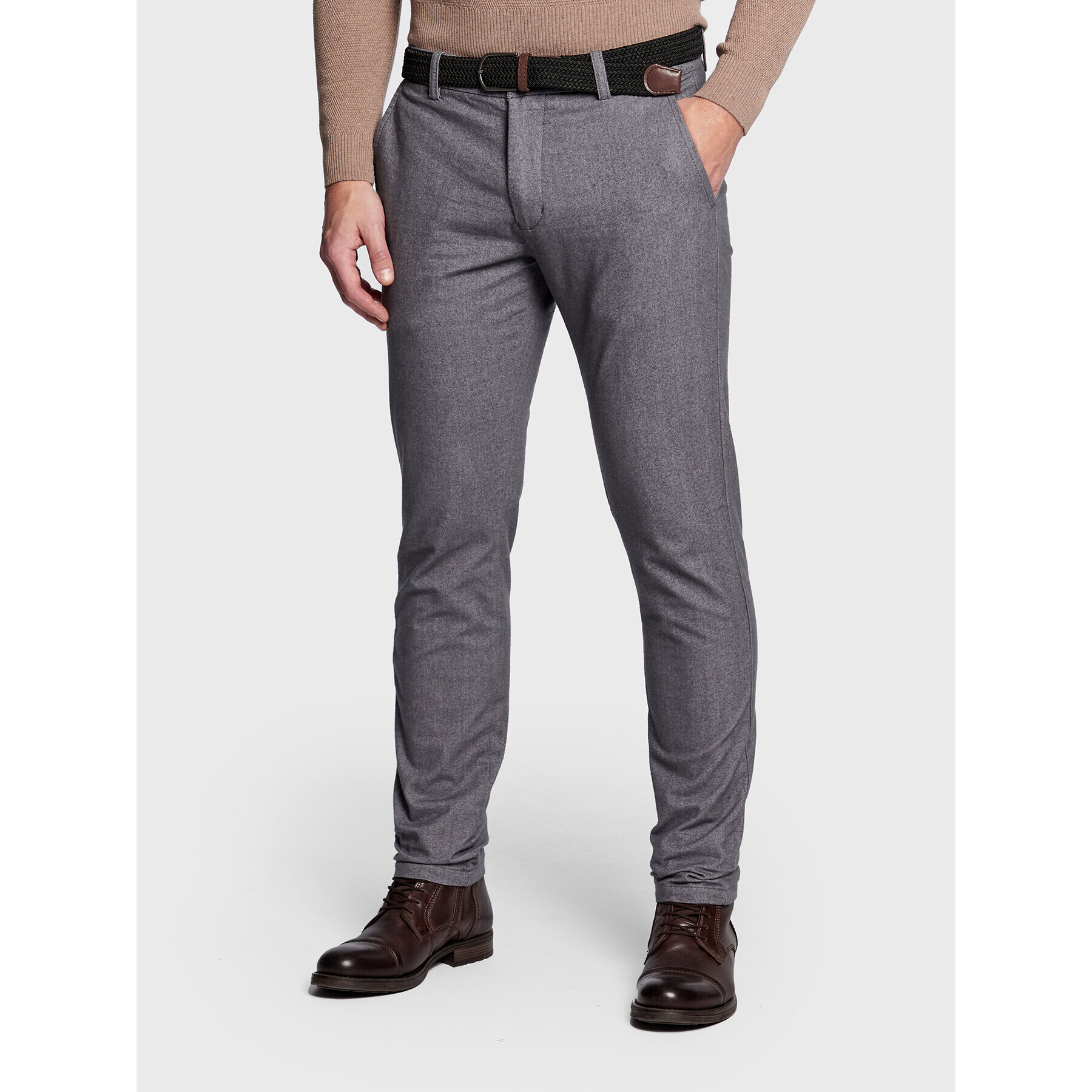 Lindbergh Chinos 30-002100B Szürke Regular Fit - Pepit.hu