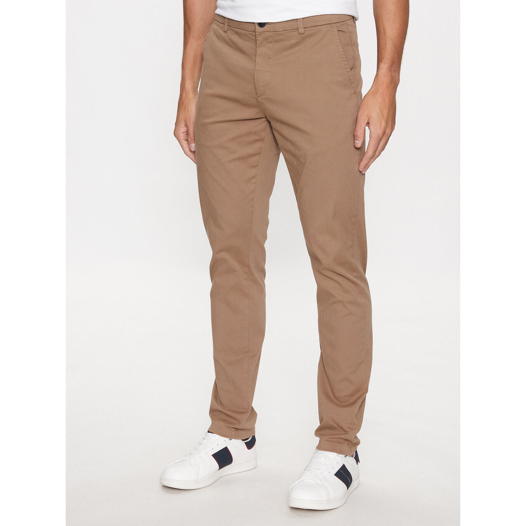 Lindbergh Chinos 30-005044 Bézs Slim Fit - Pepit.hu