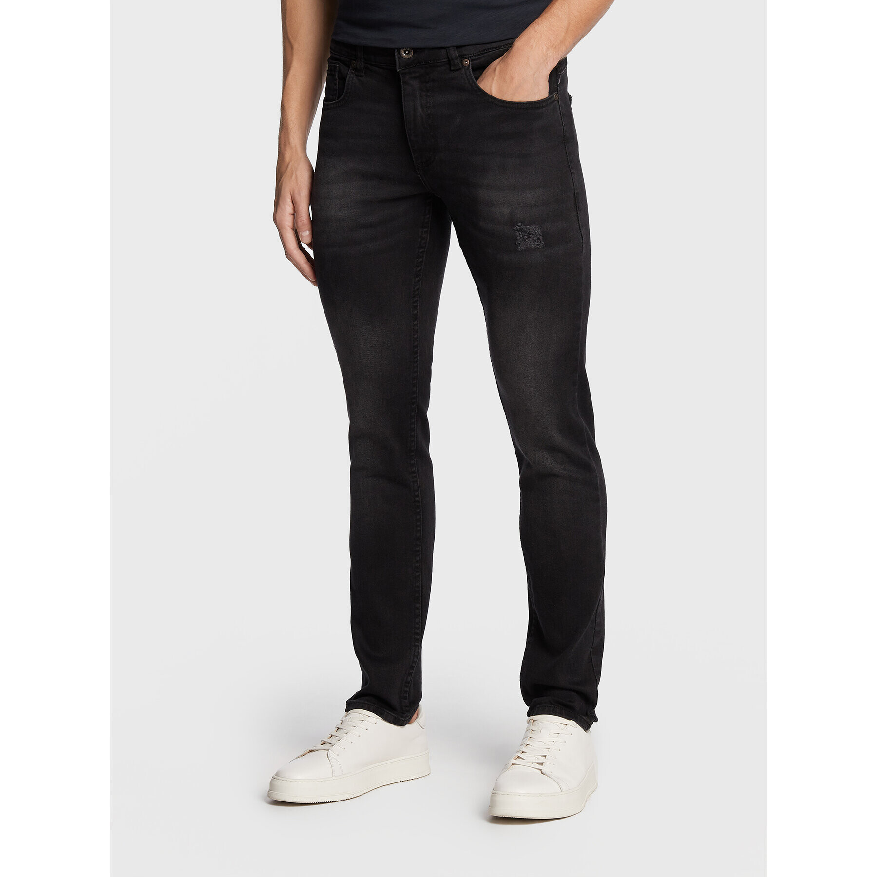 Lindbergh Farmer 30-050002BON Fekete Slim Fit - Pepit.hu