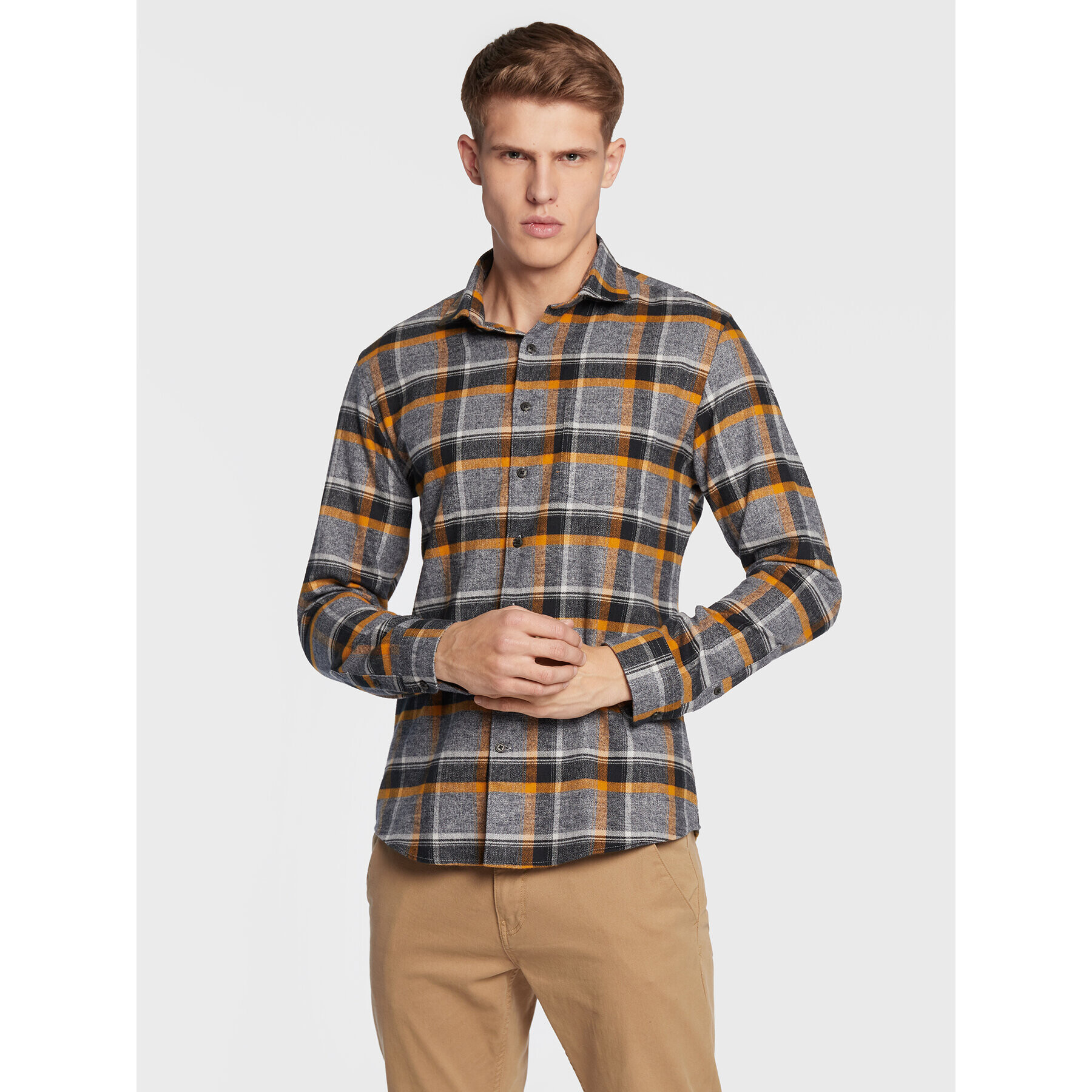 Lindbergh Ing 30-203386 Szürke Slim Fit - Pepit.hu