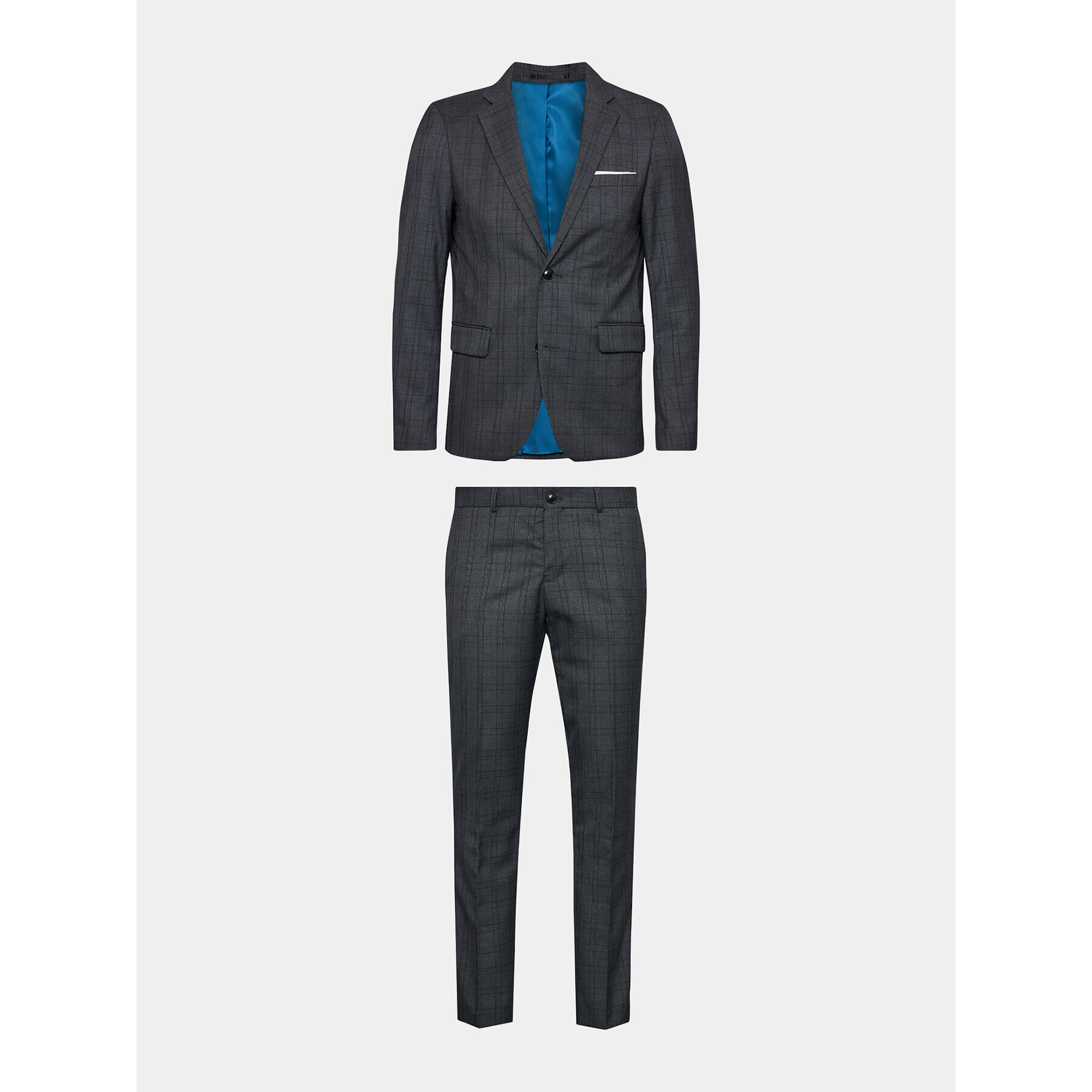 Lindbergh Öltöny 30-606004 Szürke Slim Fit - Pepit.hu