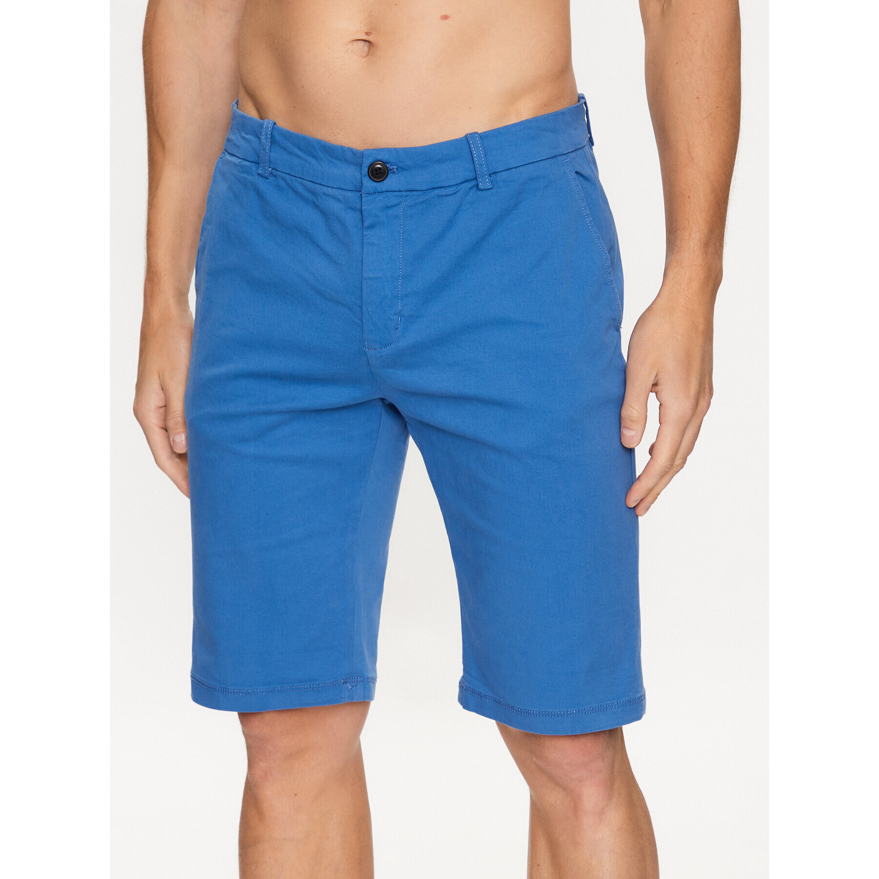 Lindbergh Szövet rövidnadrág 30-505044 Kék Slim Fit - Pepit.hu