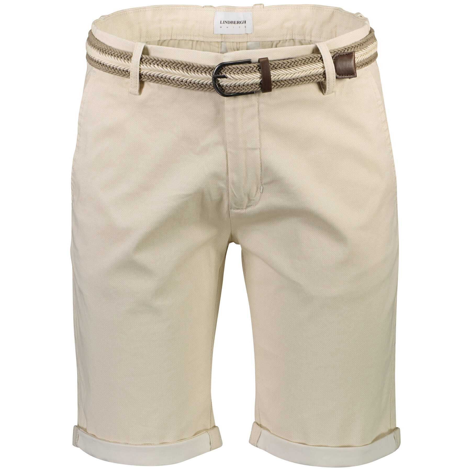 Lindbergh Szövet rövidnadrág 30-505048 Fehér Slim Fit - Pepit.hu