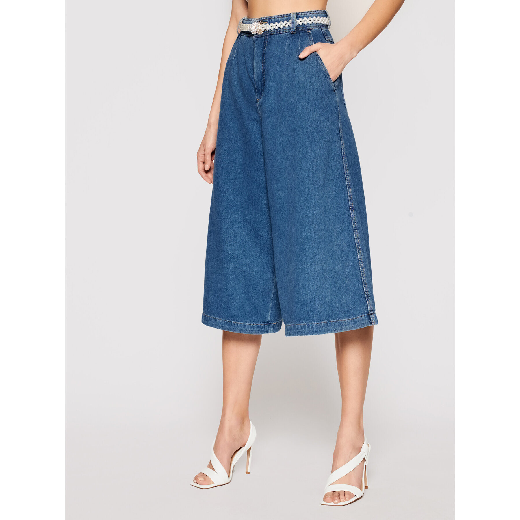 Liu Jo Culotte nadrág UA1148 D4605 Sötétkék Oversize - Pepit.hu