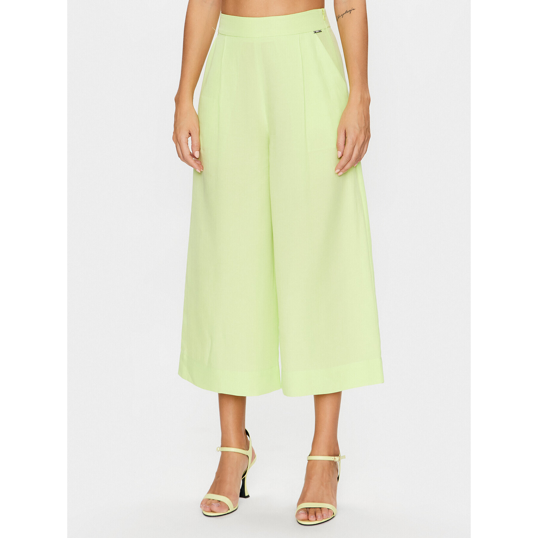 Liu Jo Culotte nadrág WA3476 T4818 Zöld Relaxed Fit - Pepit.hu