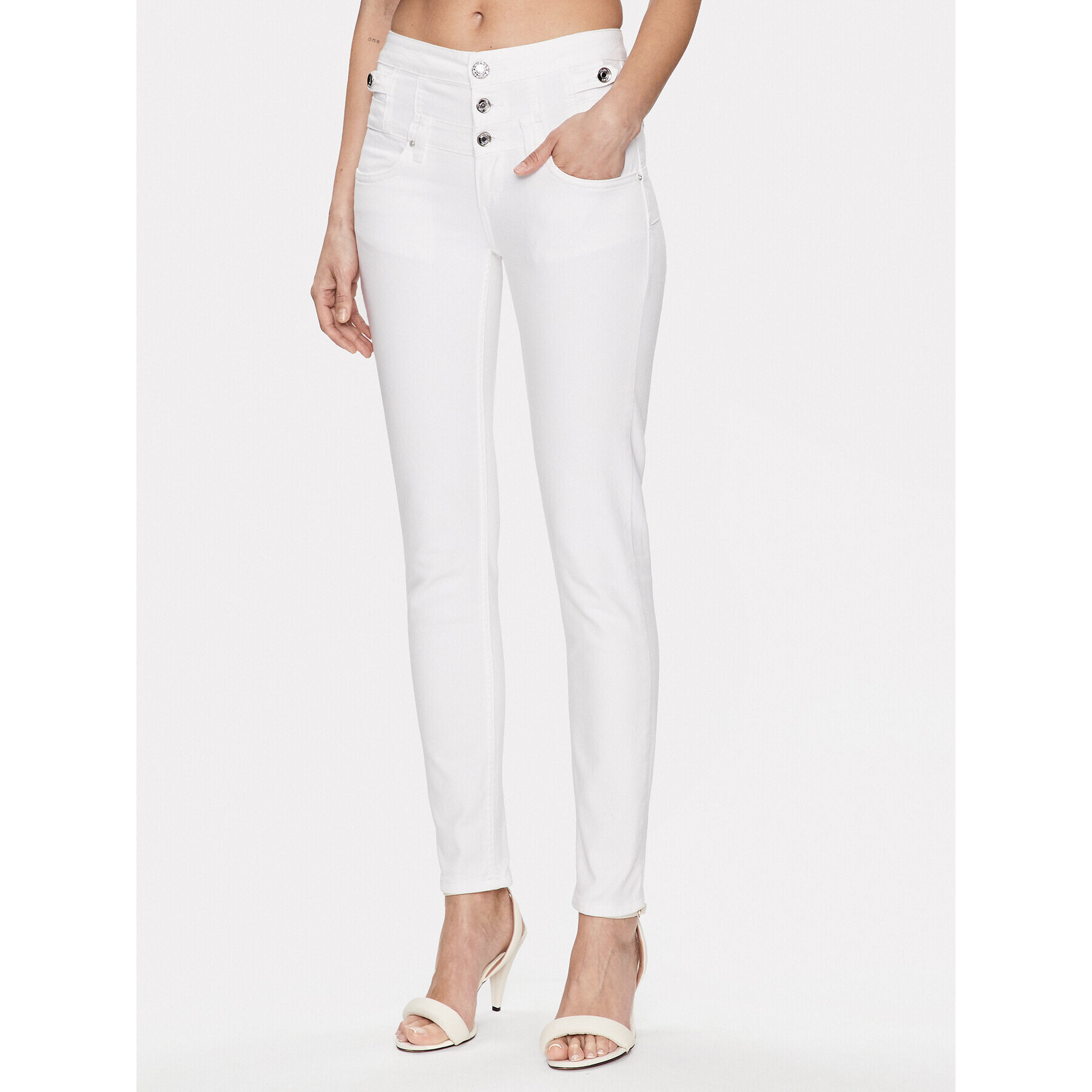 Liu Jo Farmer UA3014 T4268 Fehér Skinny Fit - Pepit.hu