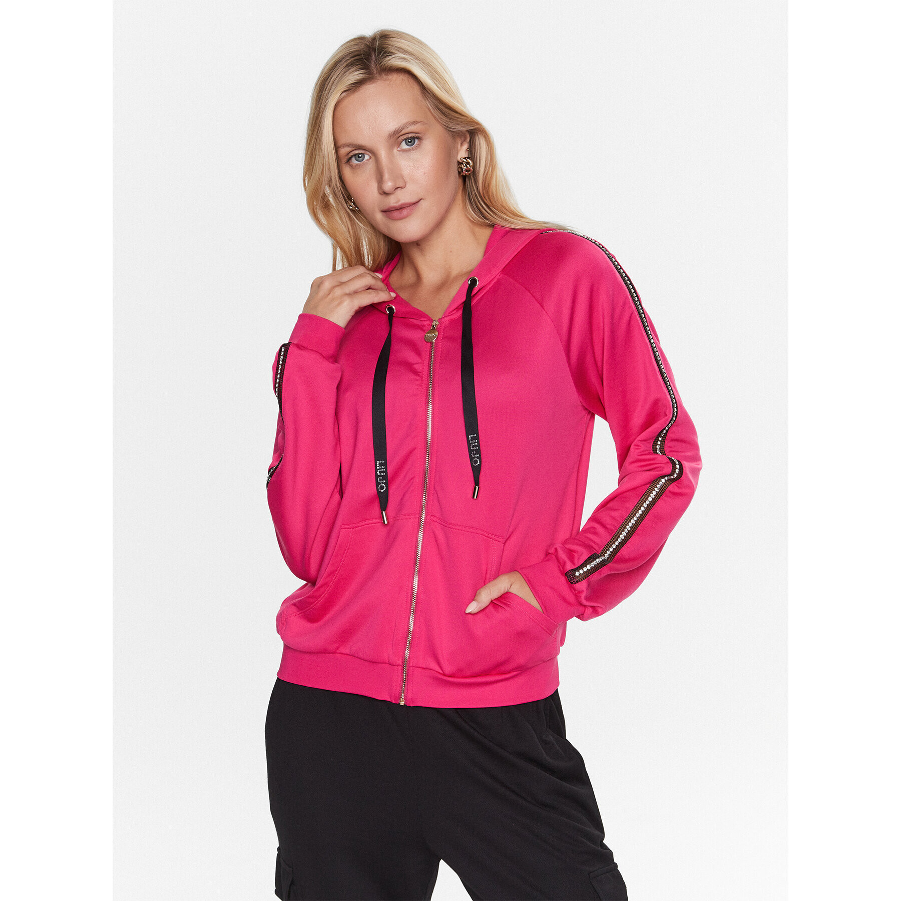 Liu Jo Sport Pulóver TA3258 F0869 Rózsaszín Regular Fit - Pepit.hu