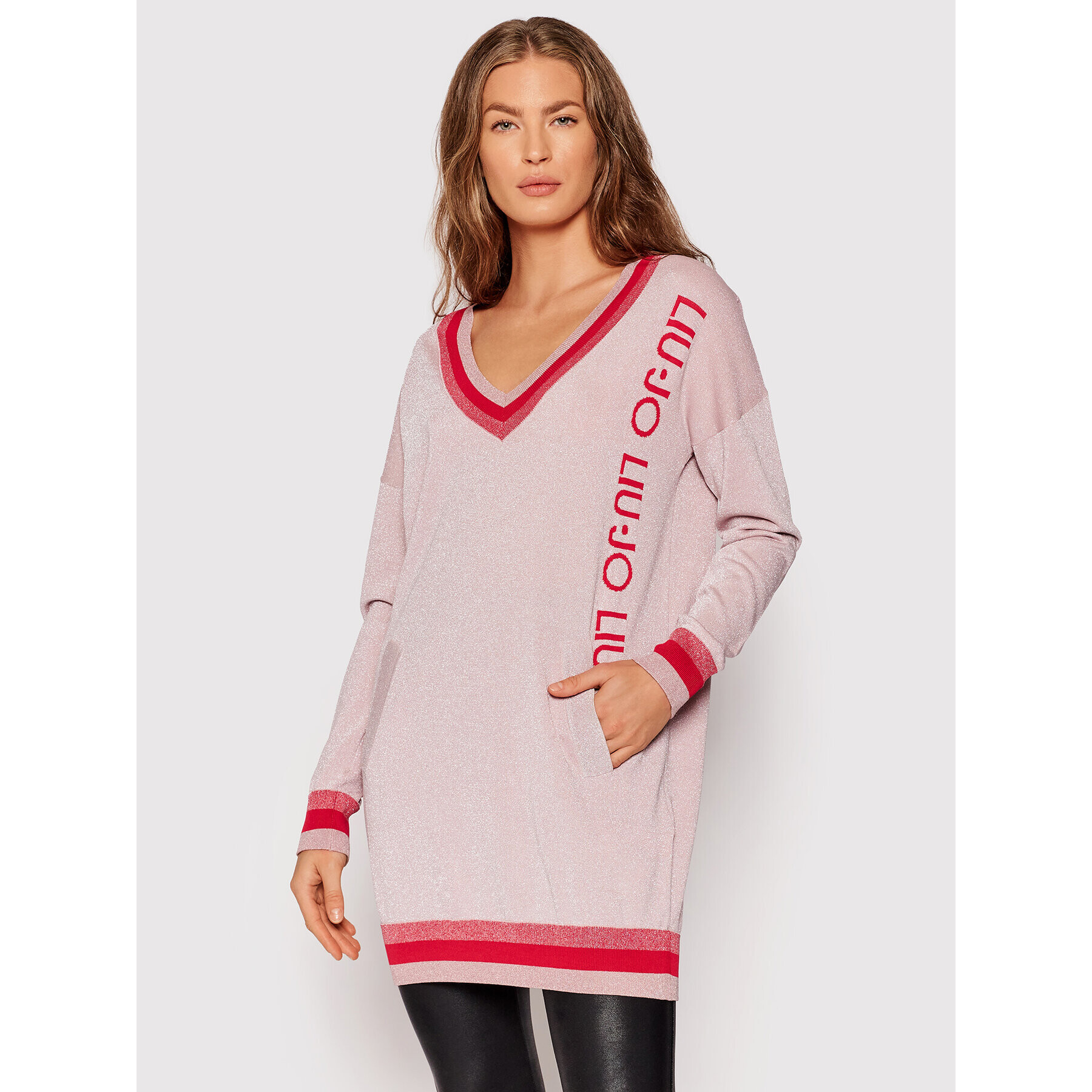 Liu Jo Sport Sweater TF1085 MA57L Rózsaszín Regular Fit - Pepit.hu