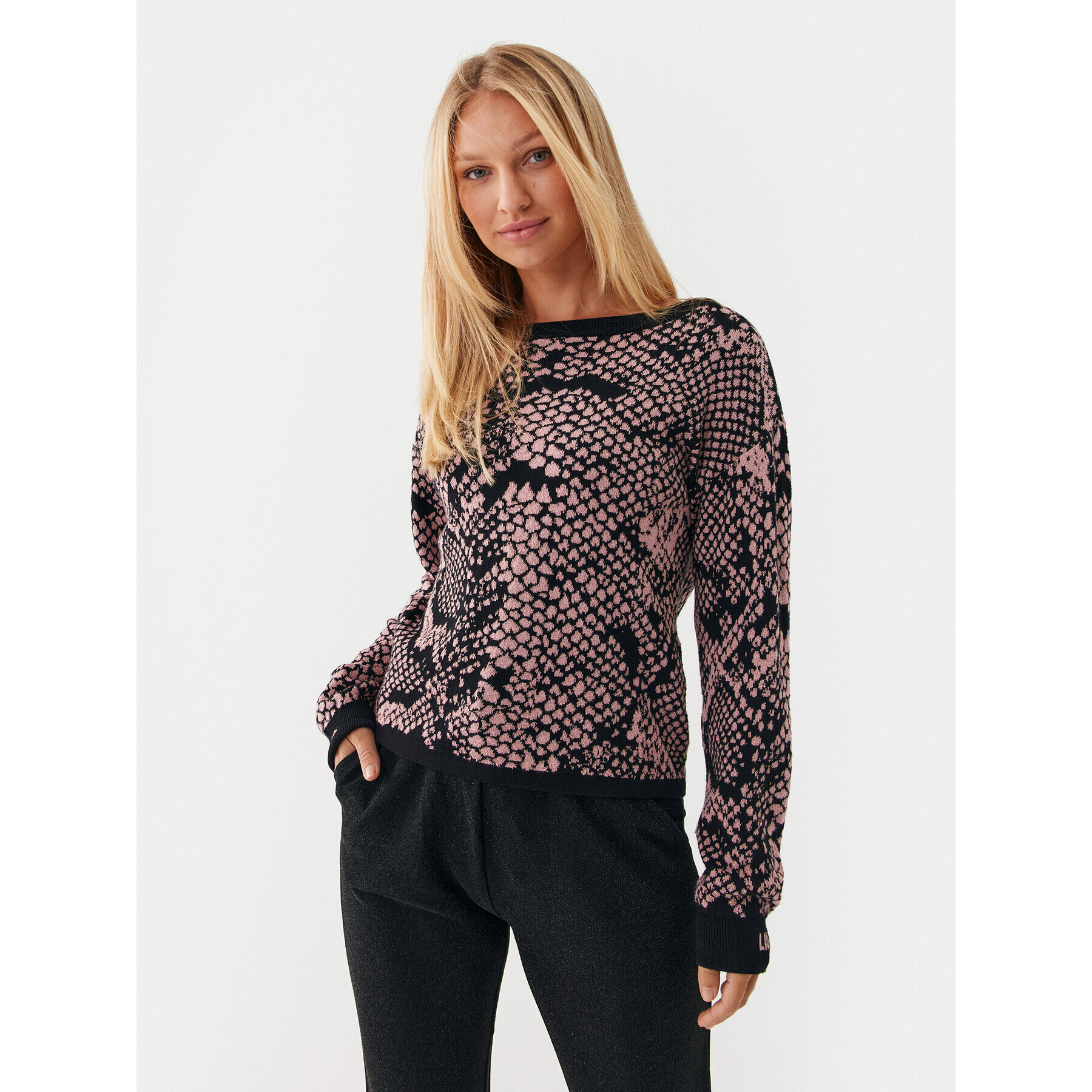 Liu Jo Sport Sweater TF3059 MS75L Színes Relaxed Fit - Pepit.hu