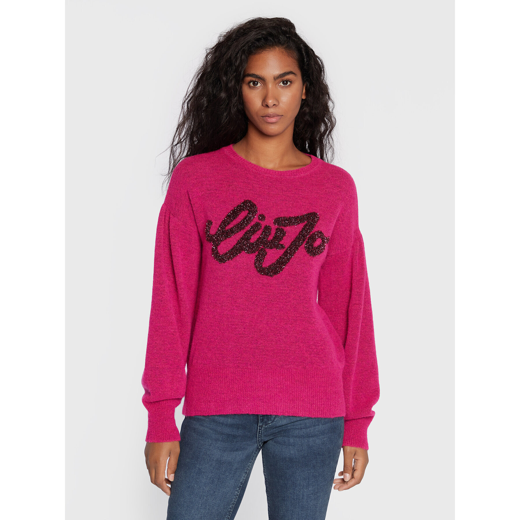 Liu Jo Sweater WF2470 MA72M Rózsaszín Regular Fit - Pepit.hu