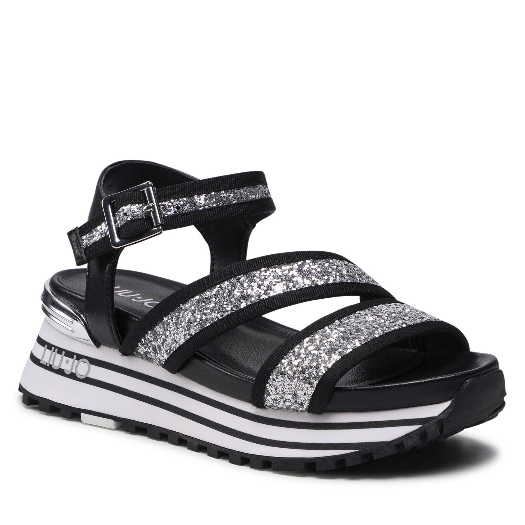 Liu Jo Szandál Maxi Wonder Sandal 15 BA2147 TX053 Fekete - Pepit.hu