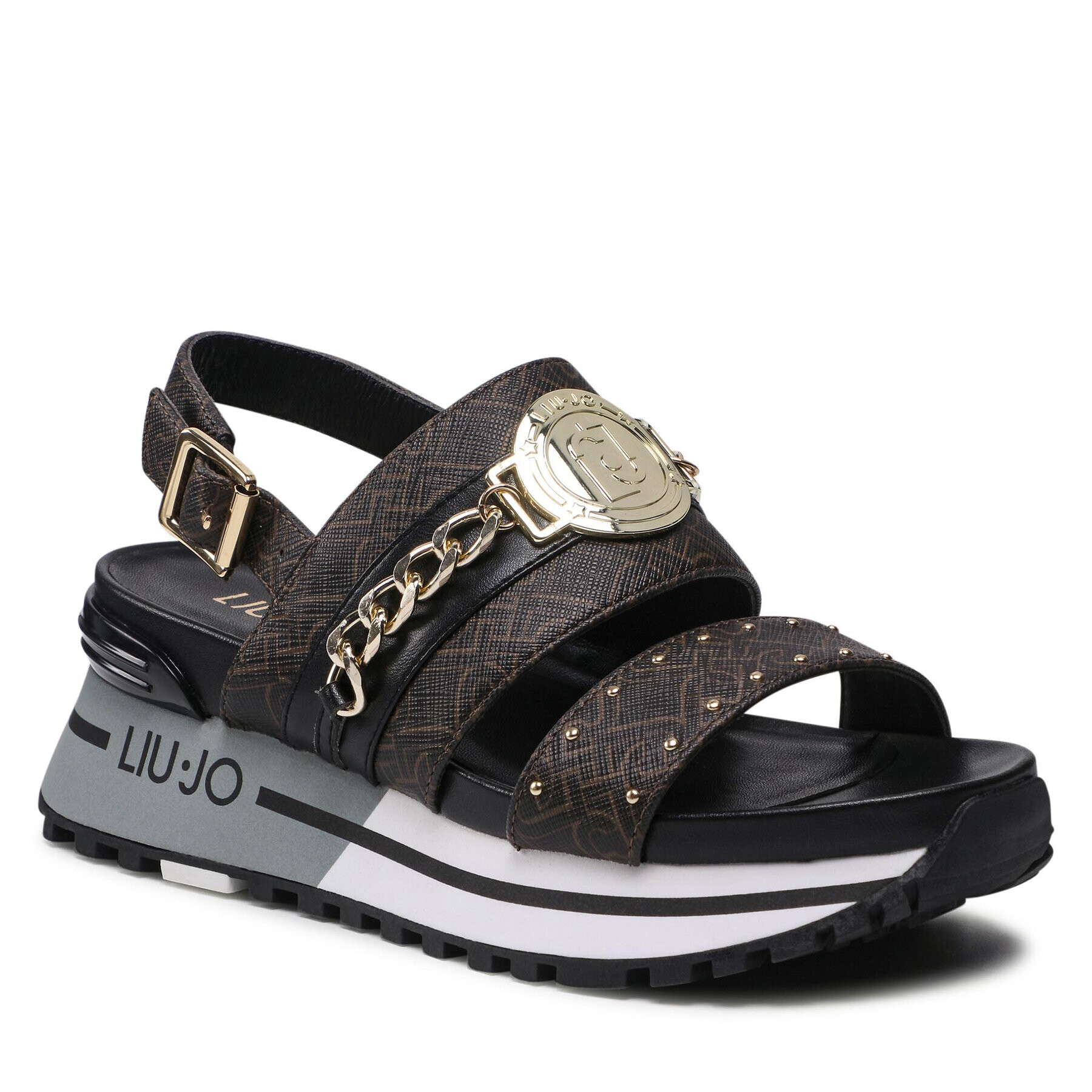 Liu Jo Szandál Maxi Wonder Sandal 8 BA2149 EX057 Barna - Pepit.hu