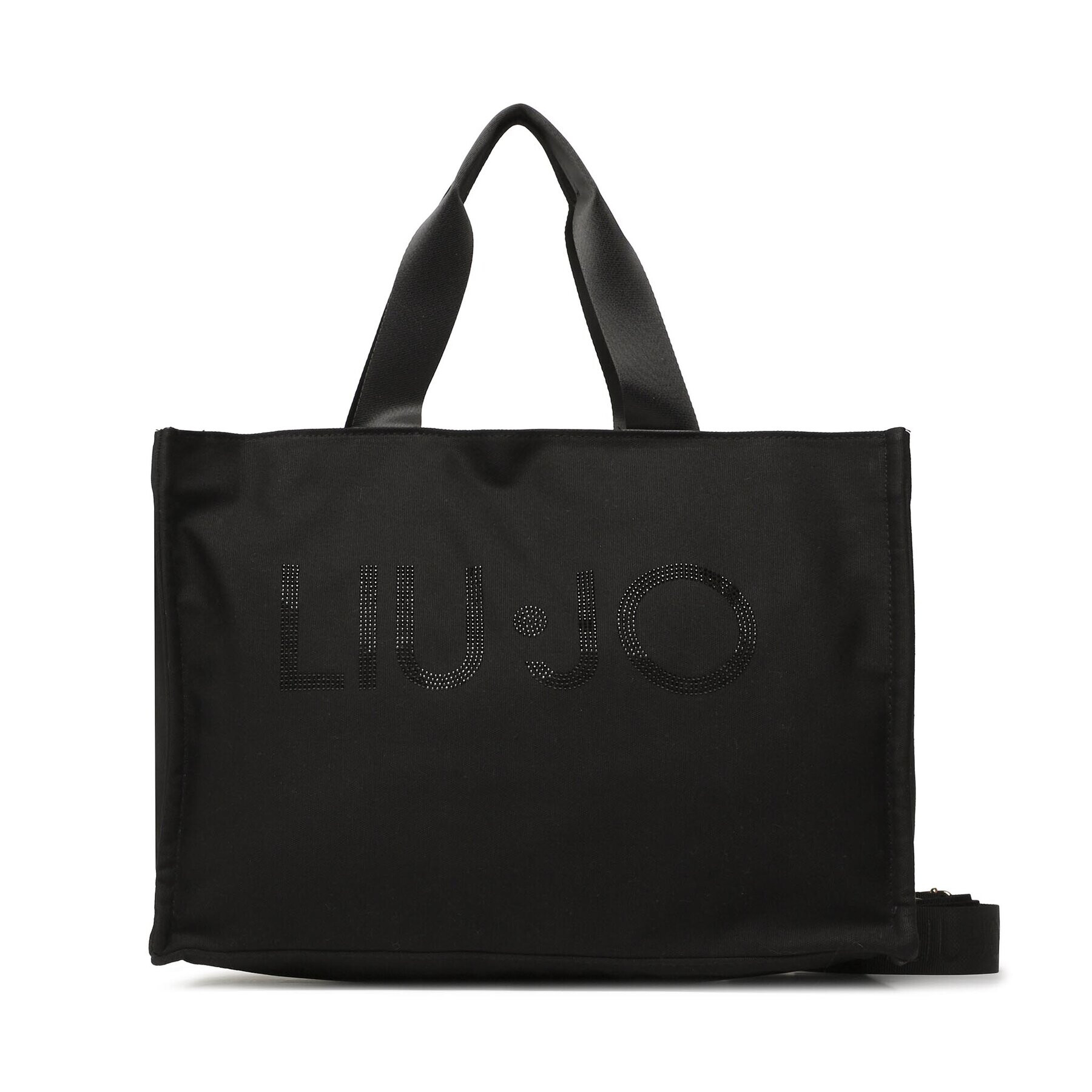 Liu Jo Táska L Tote Canvas Logo S 2A3113 T0300 Fekete - Pepit.hu