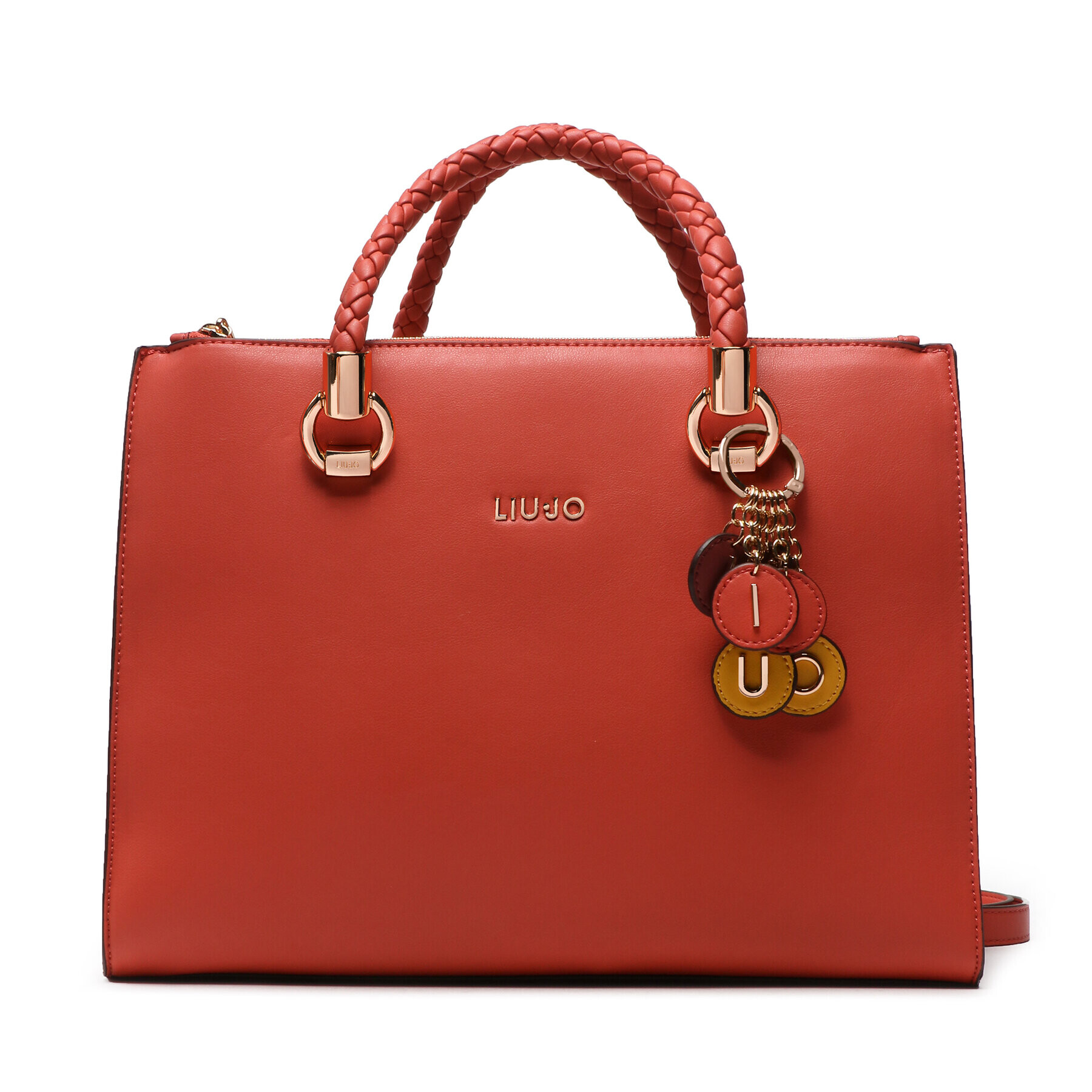 Liu Jo Táska M Satchel Double AA3242 E0013 Koral - Pepit.hu