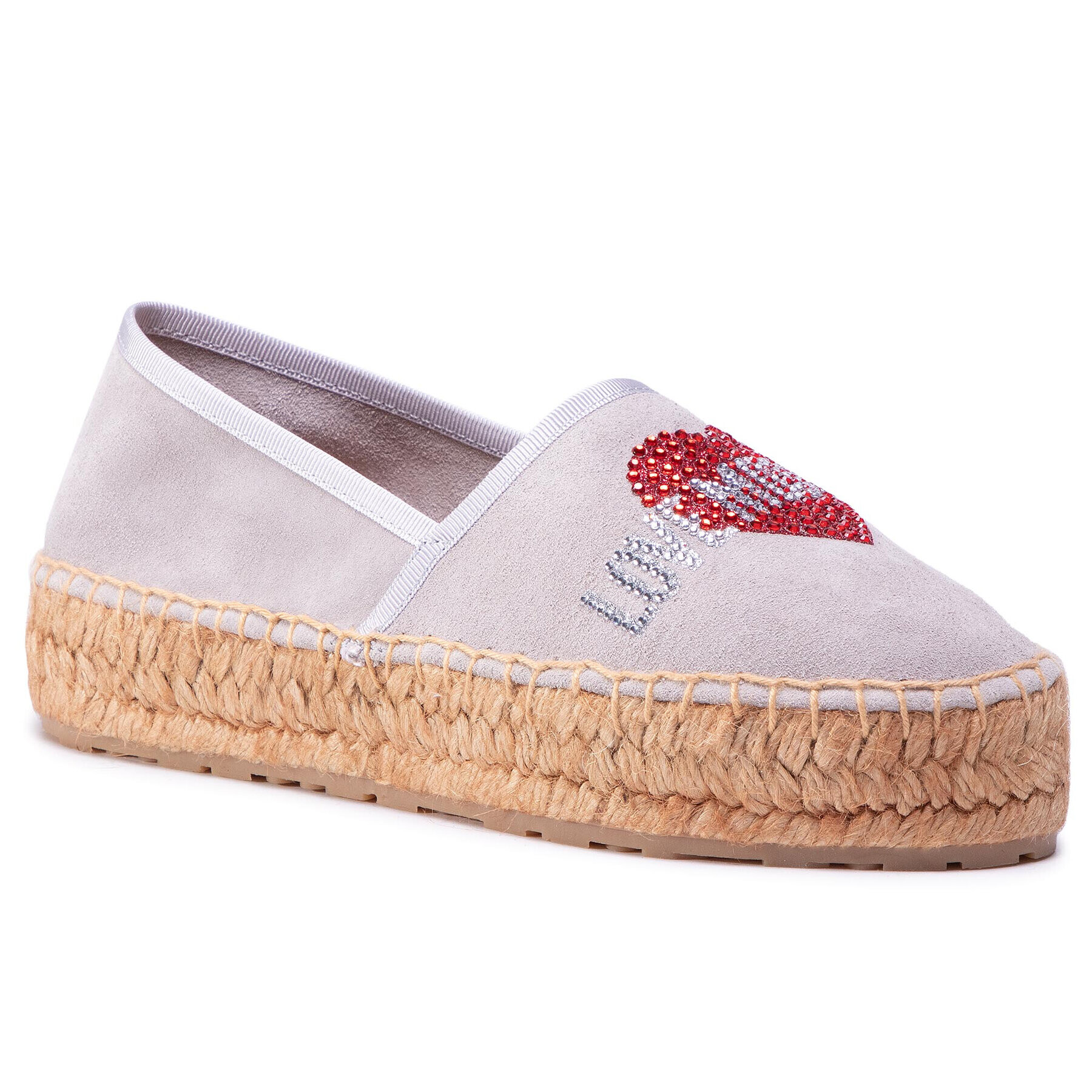 LOVE MOSCHINO Espadrilles JA10023G1CIF0010 Szürke - Pepit.hu