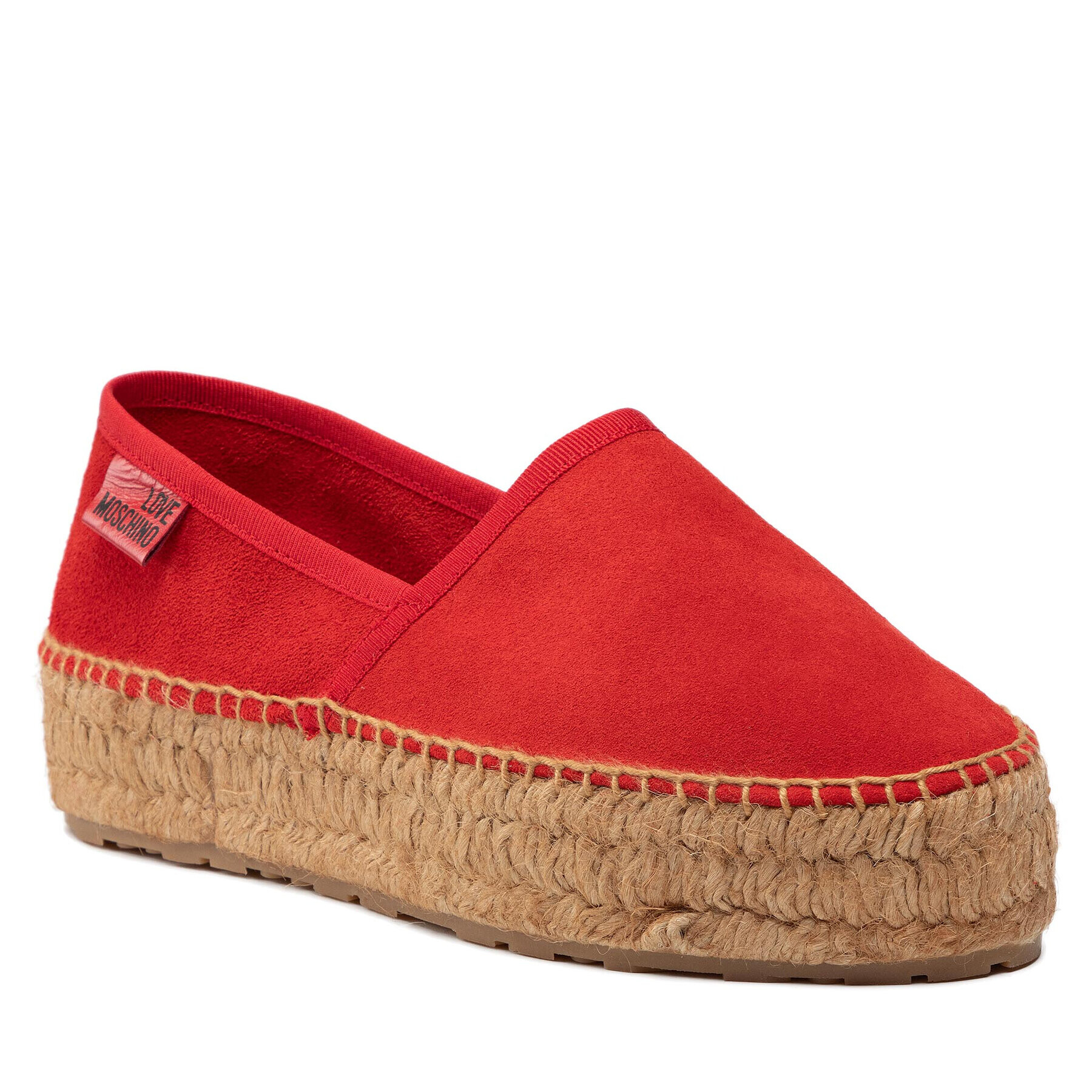 LOVE MOSCHINO Espadrilles JA10063G1EIG0500 Piros - Pepit.hu