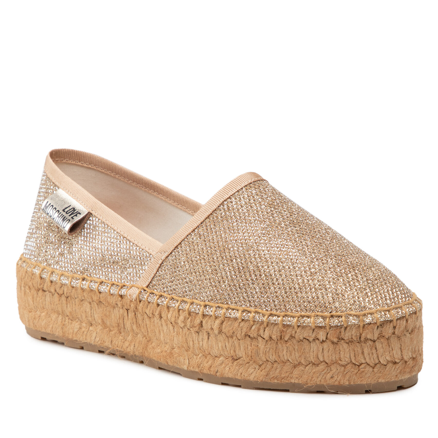 LOVE MOSCHINO Espadrilles JA10063G1EIP0900 Arany - Pepit.hu