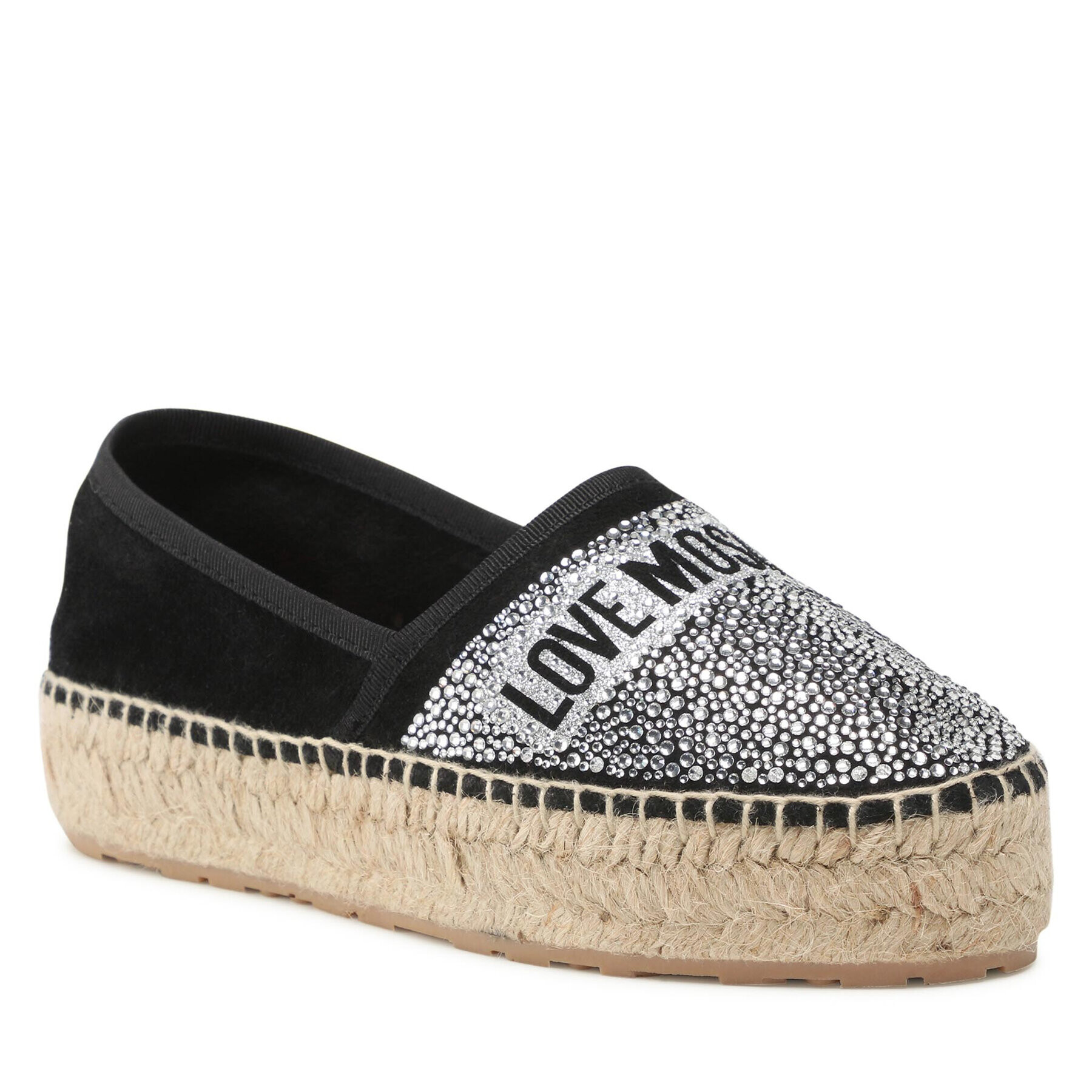 LOVE MOSCHINO Espadrilles JA10203G0EIG0000 Fekete - Pepit.hu