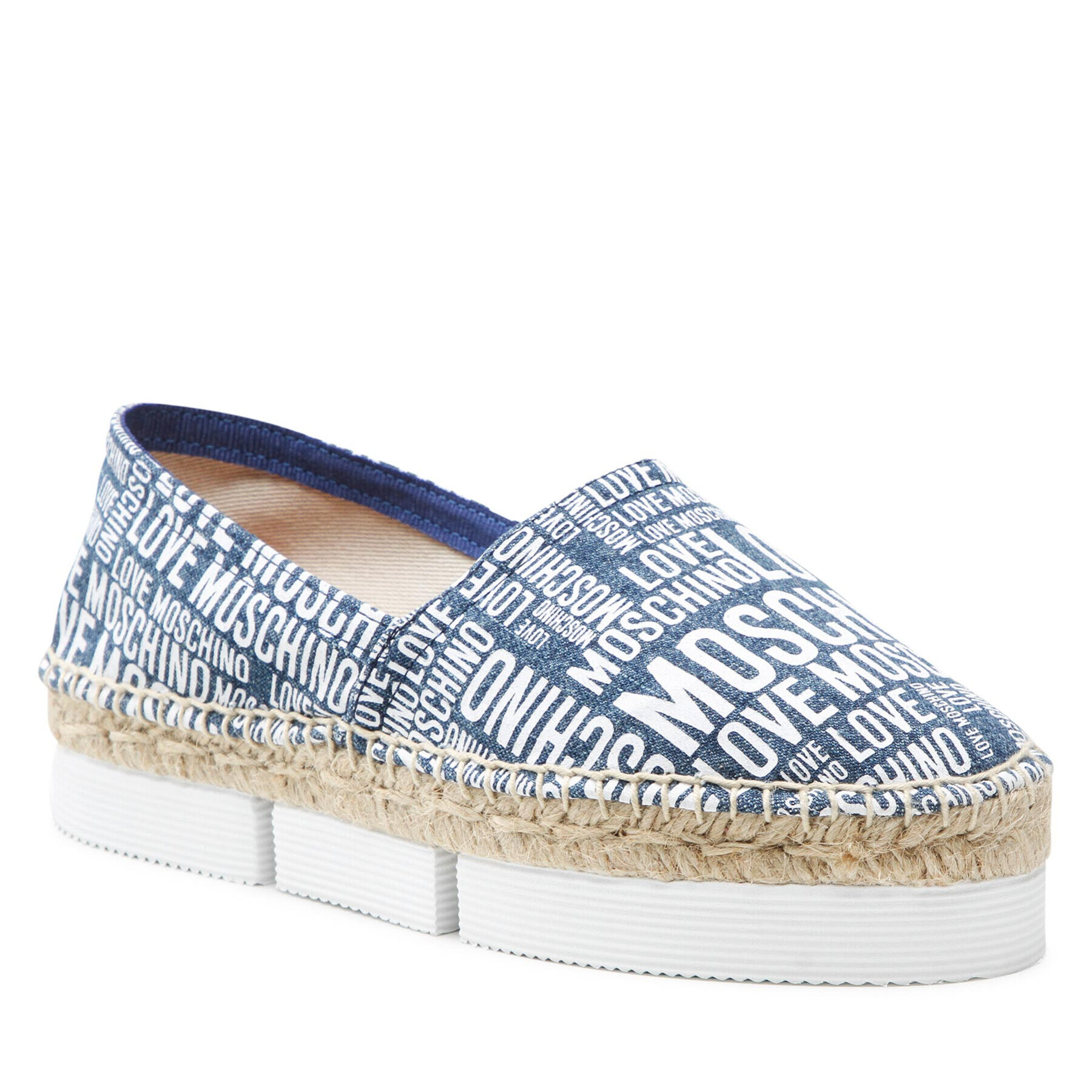 LOVE MOSCHINO Espadrilles JA10223G0EJF070A Kék - Pepit.hu