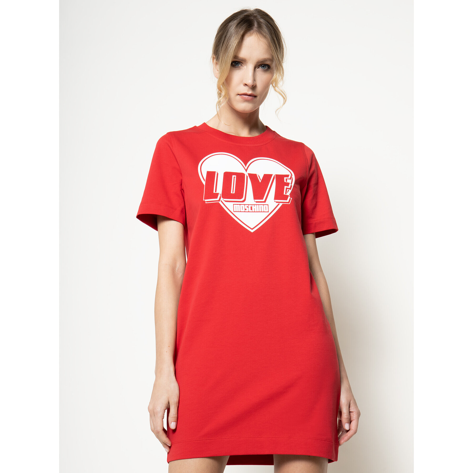 LOVE MOSCHINO Hétköznapi ruha W584714E 2124 Piros Regular Fit - Pepit.hu