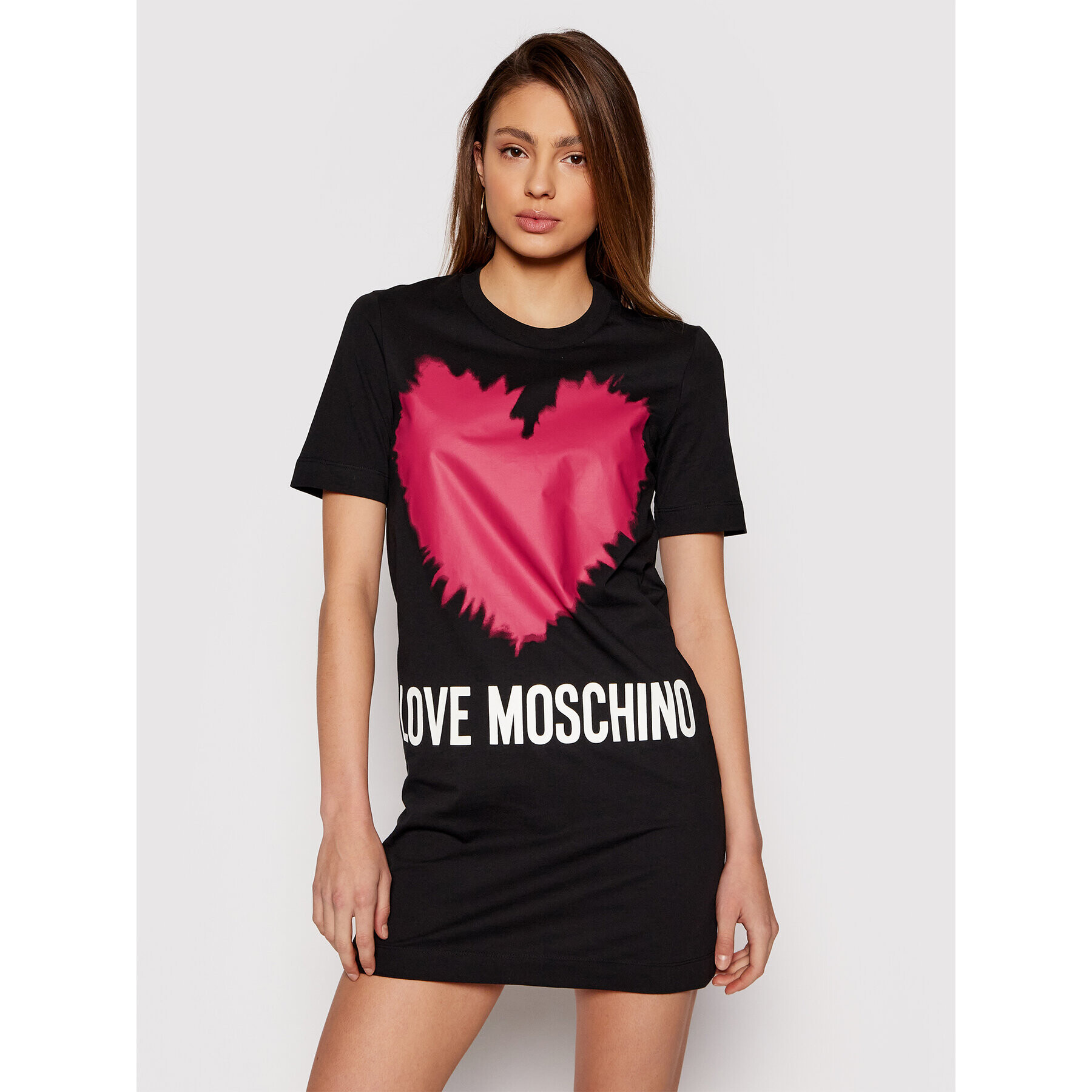 LOVE MOSCHINO Hétköznapi ruha W5A0221M 3876 Fekete Regular Fit - Pepit.hu