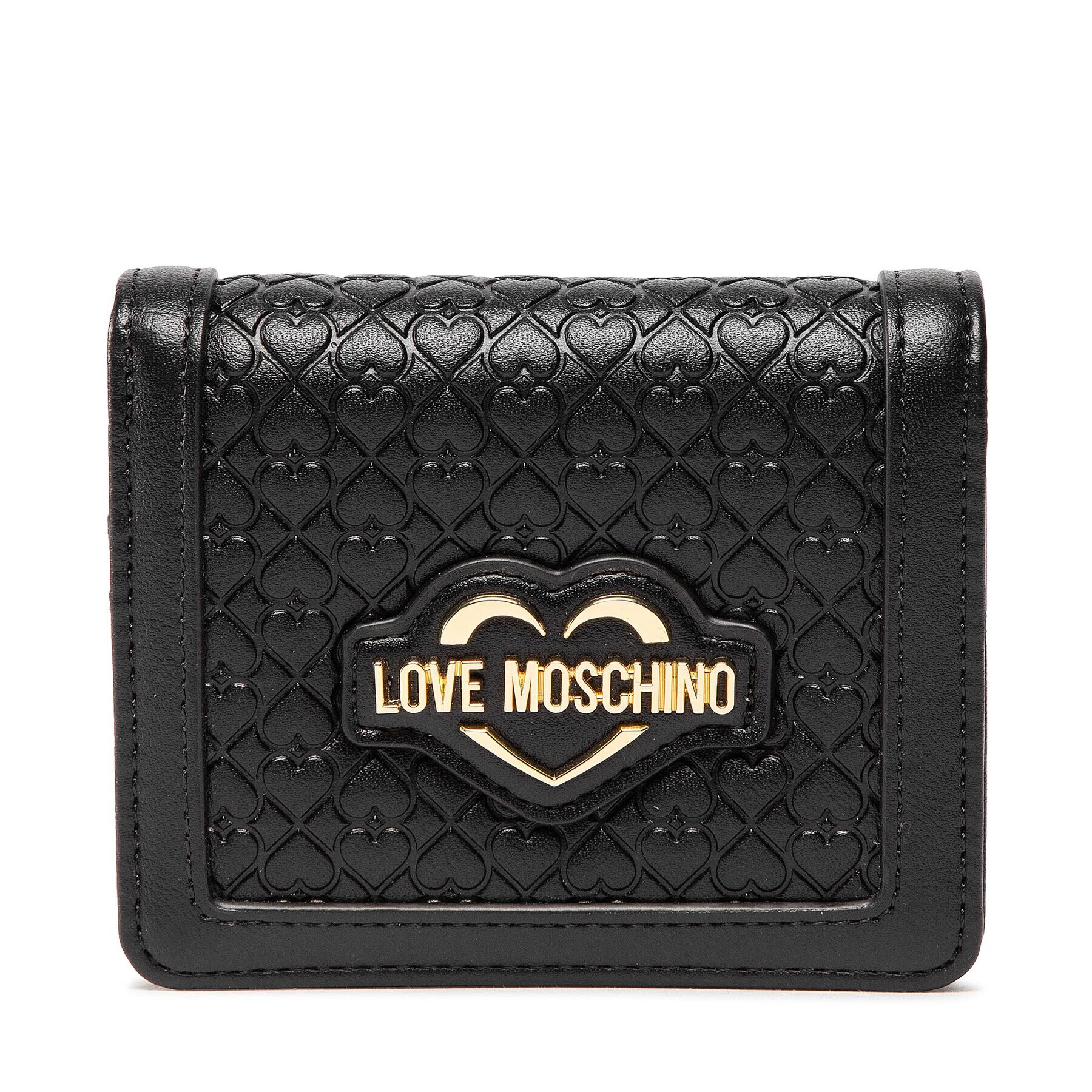 LOVE MOSCHINO Kis női pénztárca JC5695PP0FKF0000 Fekete - Pepit.hu