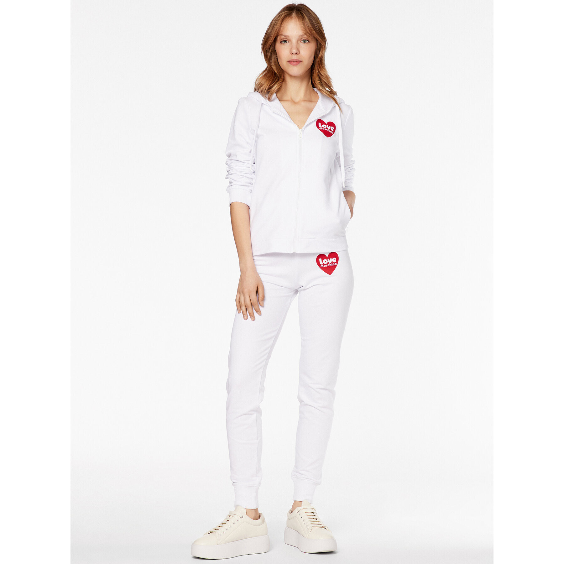 LOVE MOSCHINO Melegítő W002801E 2246 Fehér Regular Fit - Pepit.hu