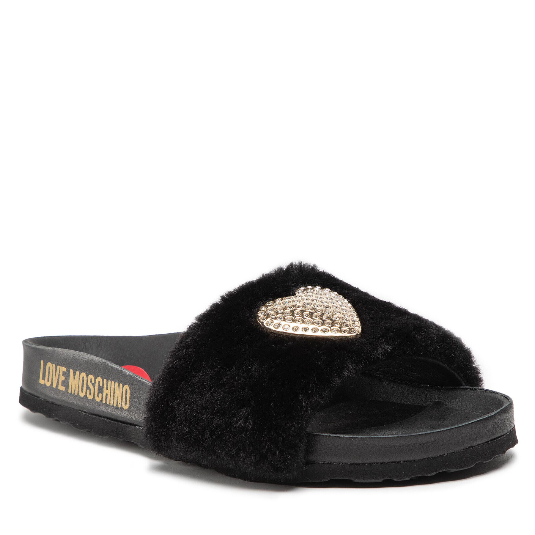 LOVE MOSCHINO Papucs JA28123G1EIY0000 Fekete - Pepit.hu