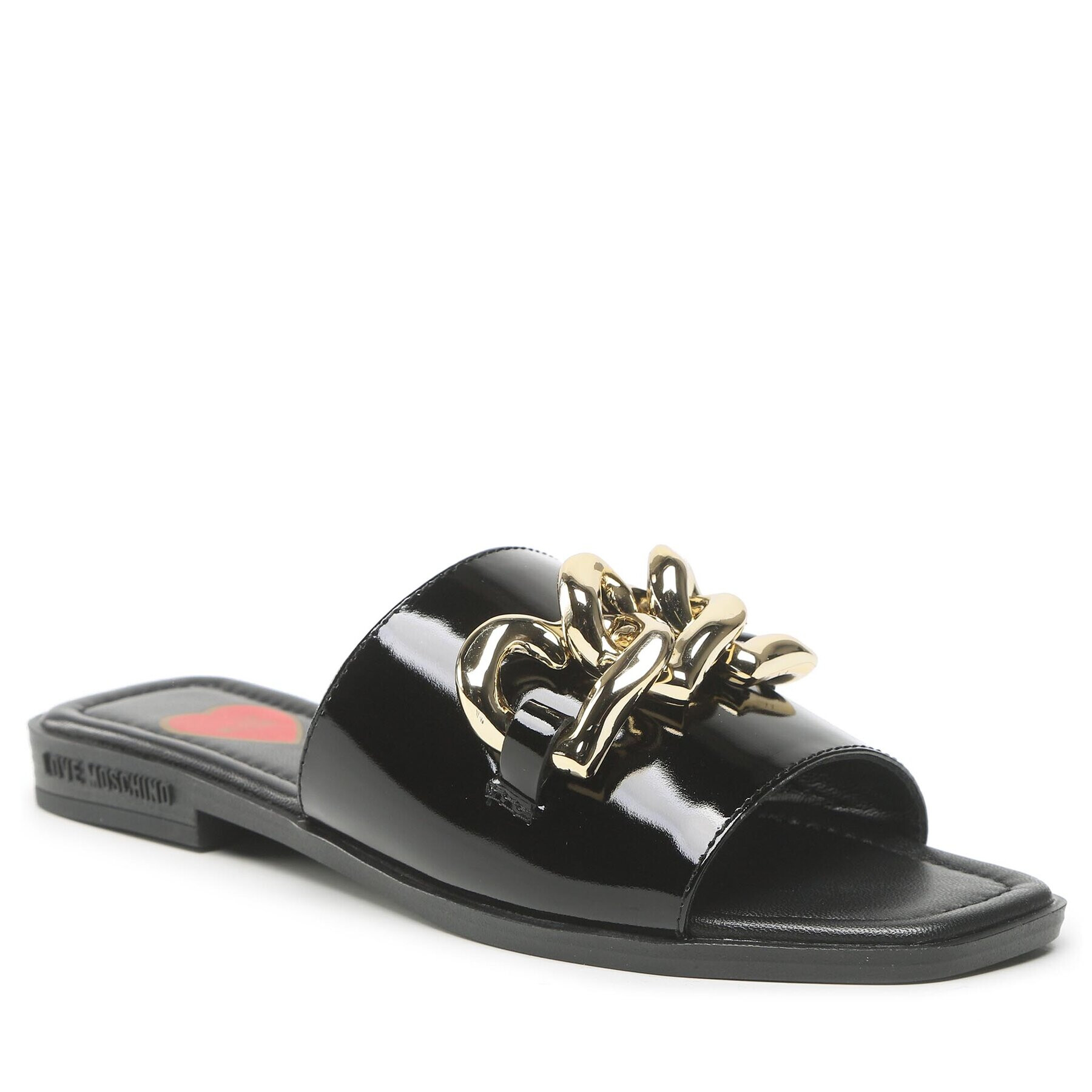 LOVE MOSCHINO Papucs JA28222G1GIH0000 Fekete - Pepit.hu