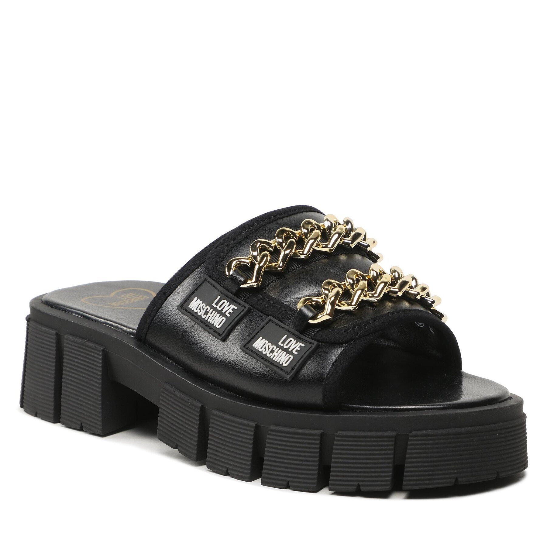 LOVE MOSCHINO Papucs JA28586G0GIE0000 Fekete - Pepit.hu