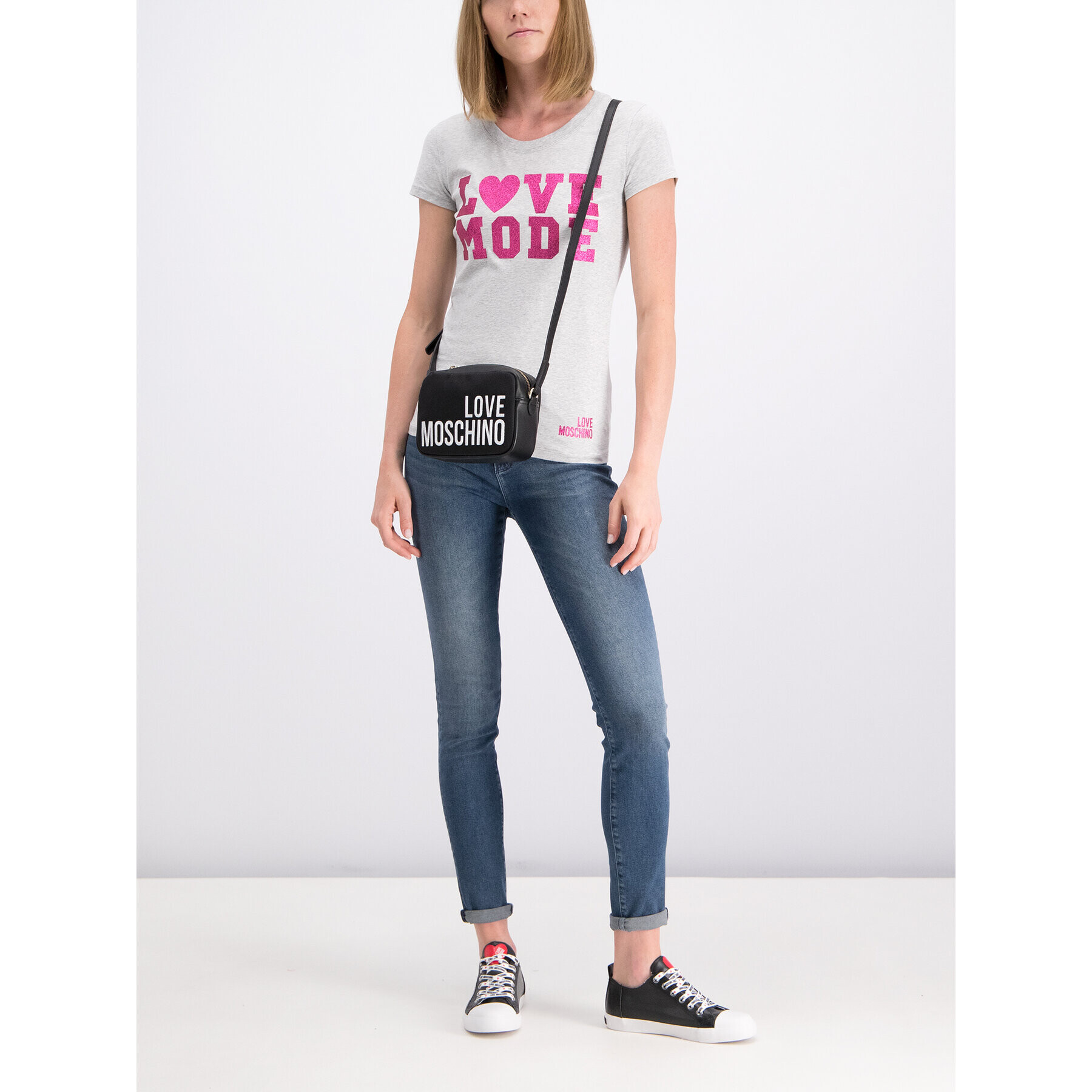 LOVE MOSCHINO Póló W4B194VE2065 Slim Fit - Pepit.hu