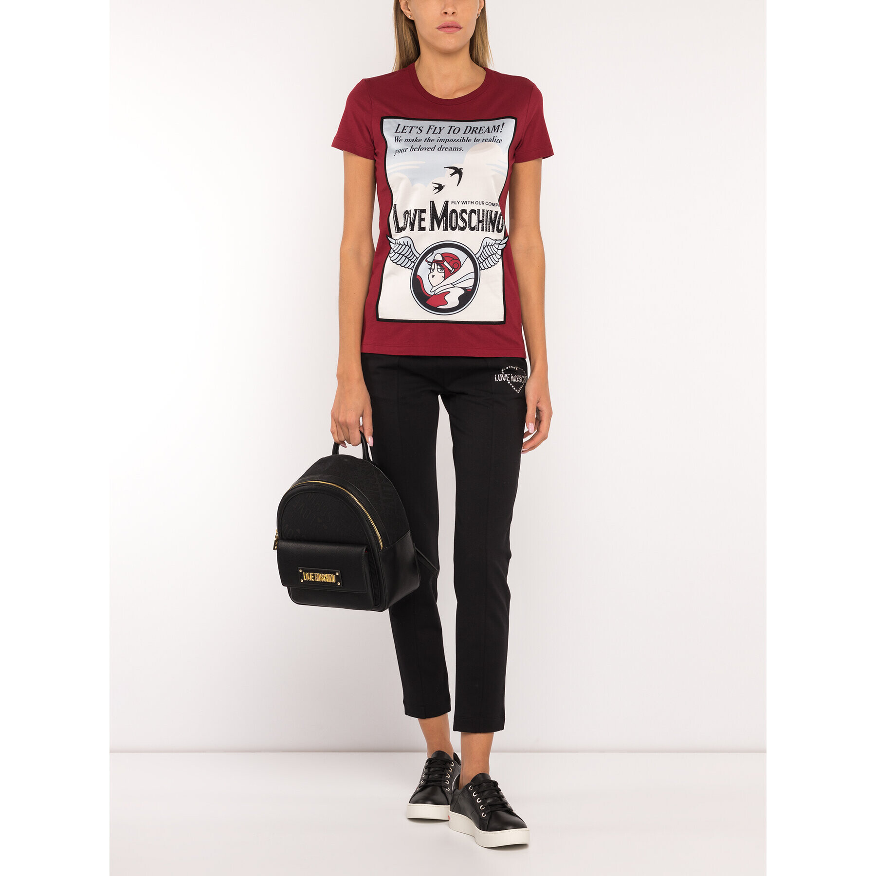 LOVE MOSCHINO Póló W4F7351M 3517 Regular Fit - Pepit.hu