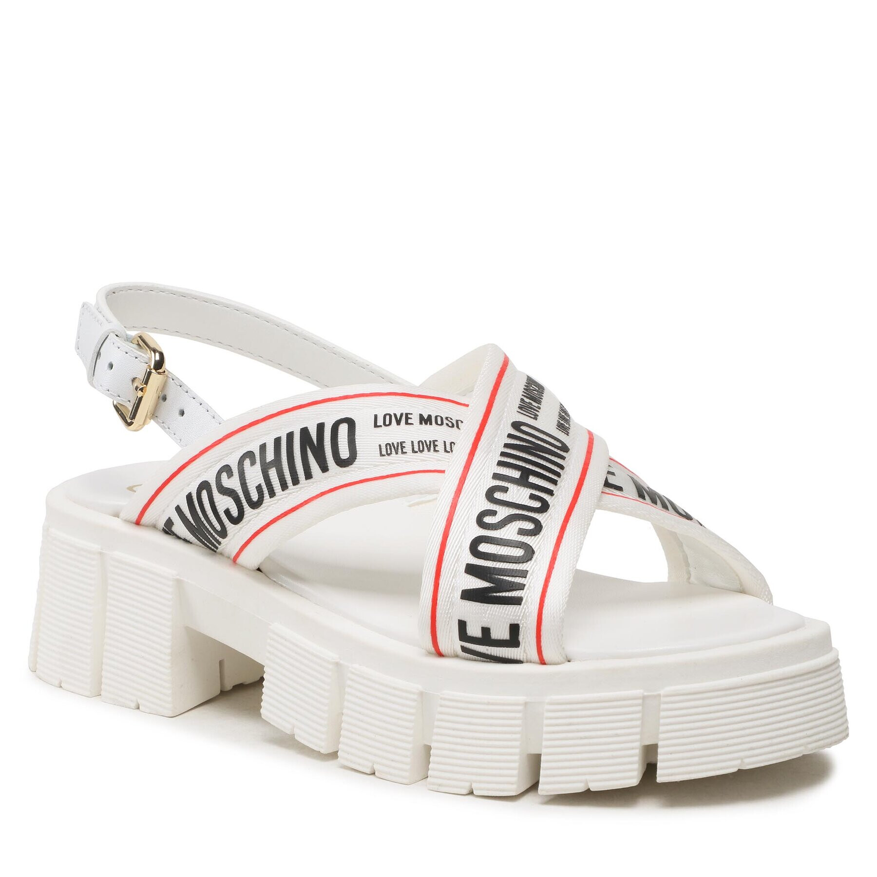 LOVE MOSCHINO Szandál JA16186G0GIX210A Fehér - Pepit.hu