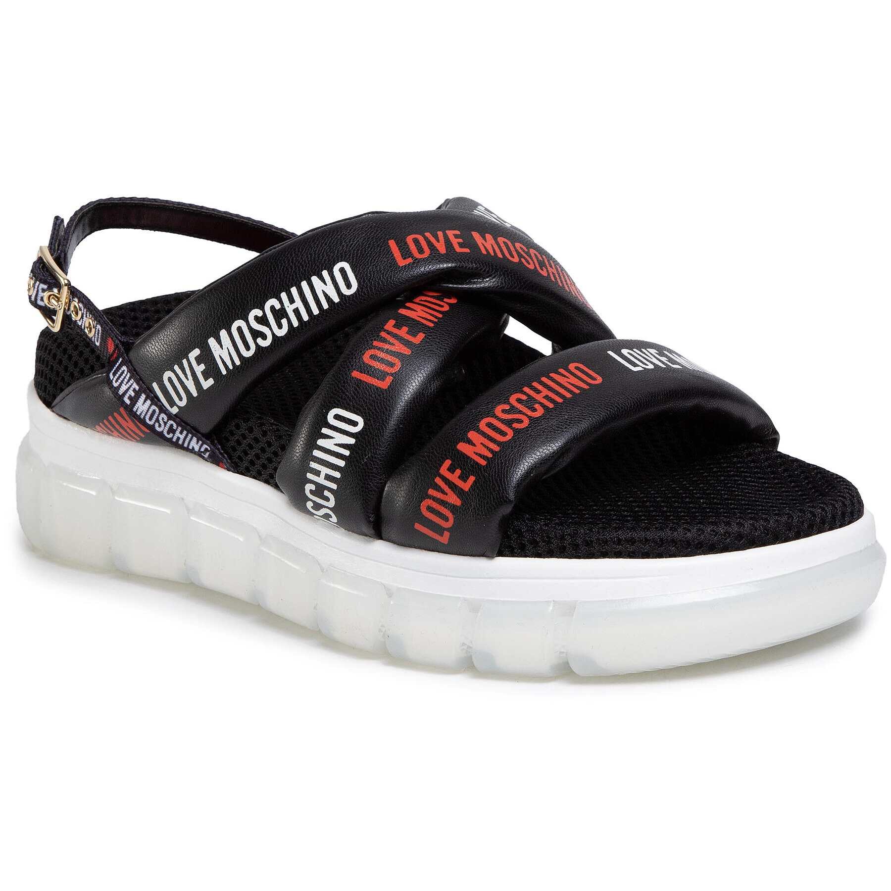 LOVE MOSCHINO Szandál JA16295G0AJA0000 Fekete - Pepit.hu