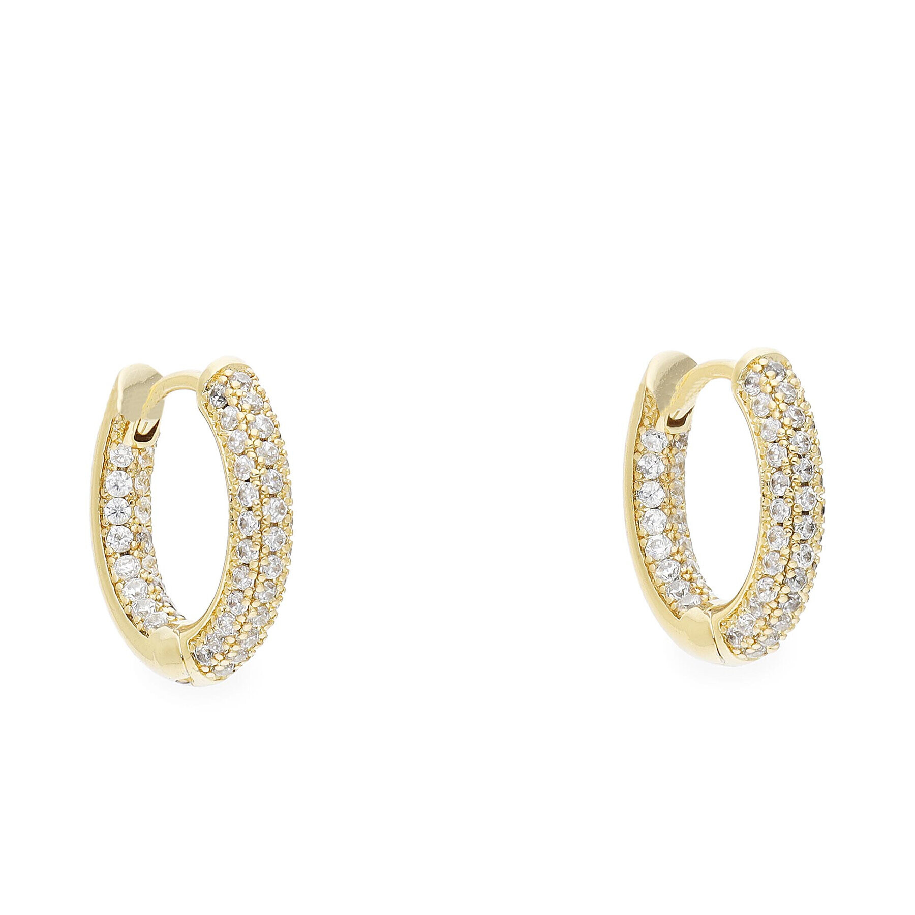 Luv AJ Fülbevaló Reversible Mini Amalfi Hoops FW22-E-RMAH-G Arany - Pepit.hu