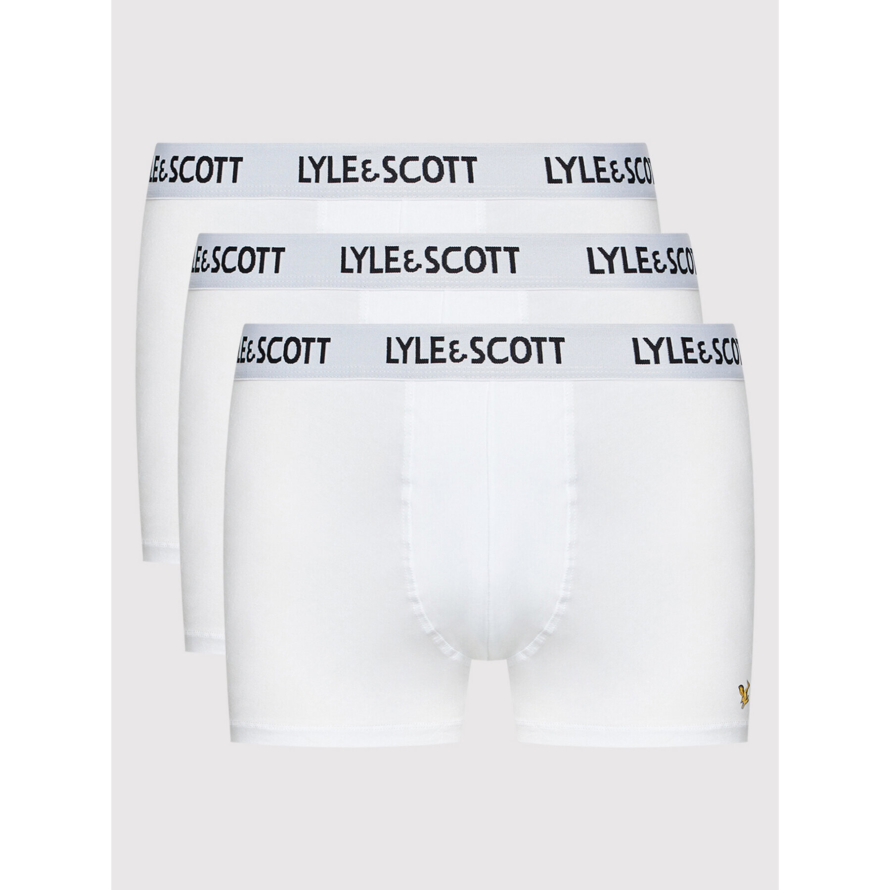 Lyle & Scott 3 darab boxer Barclay LSUWTC001 Fehér - Pepit.hu