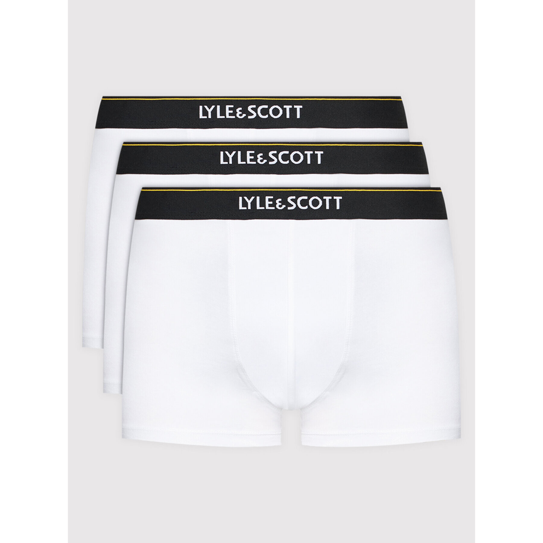 Lyle & Scott 3 darab boxer Fergus LSUWTC002 Fehér - Pepit.hu