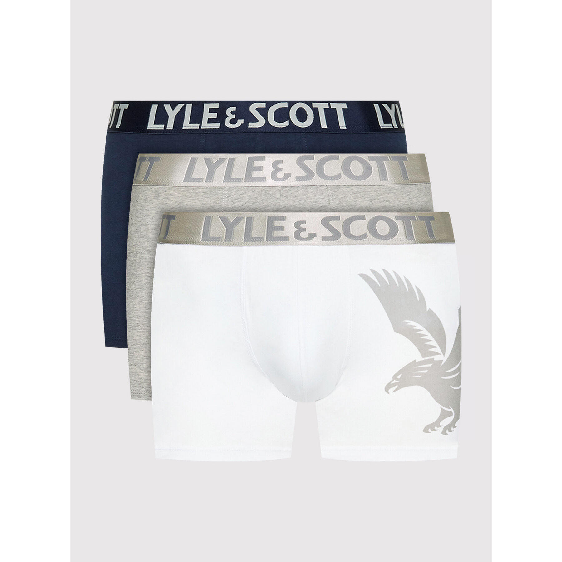 Lyle & Scott 3 darab boxer Oliver LSUWF004 Színes - Pepit.hu