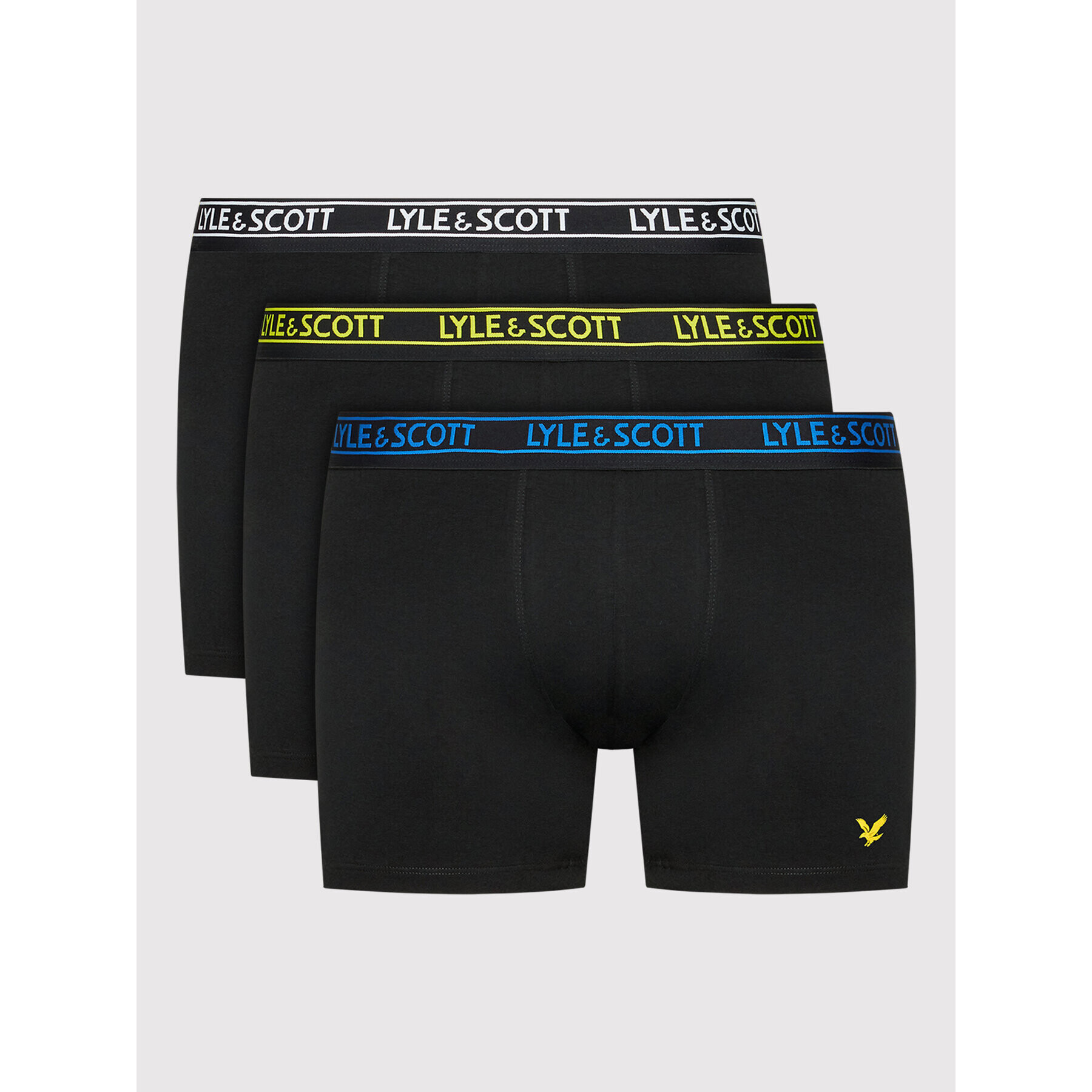 Lyle & Scott 3 darab boxer Quincy LSUWF017 Fekete - Pepit.hu