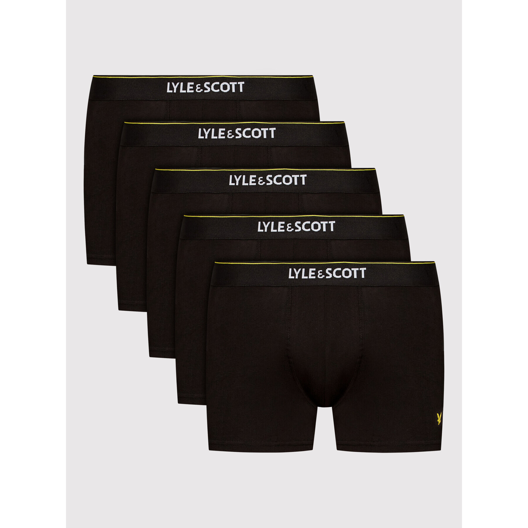 Lyle & Scott 5 darab boxer Jackson LS5UW001 Fekete - Pepit.hu