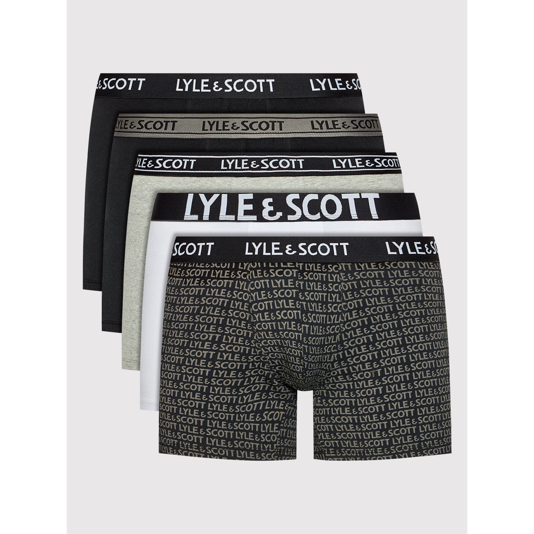 Lyle & Scott 5 darab boxer Knox LS5UW004 Színes - Pepit.hu