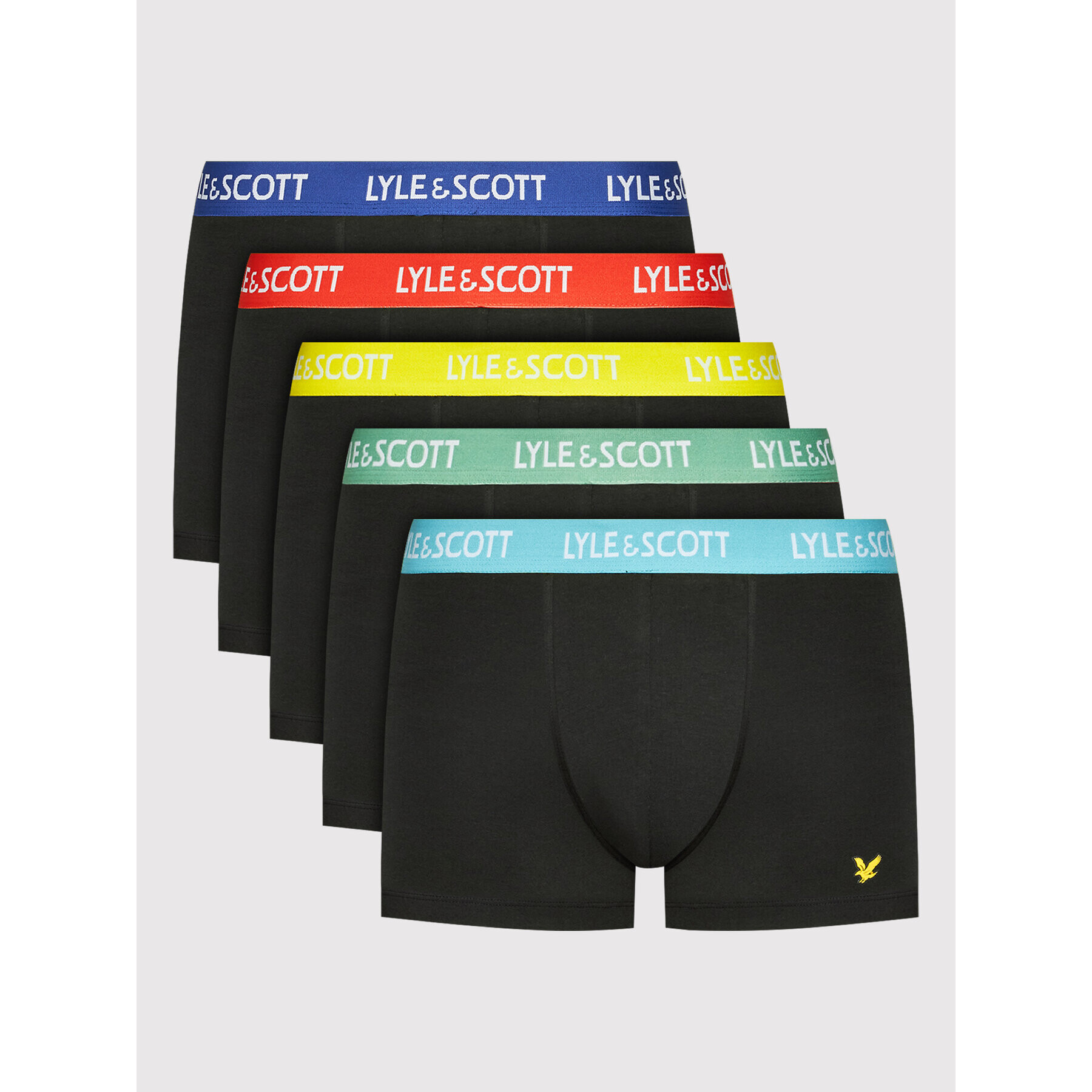 Lyle & Scott 5 darab boxer Miller LSSUW005 Fekete - Pepit.hu