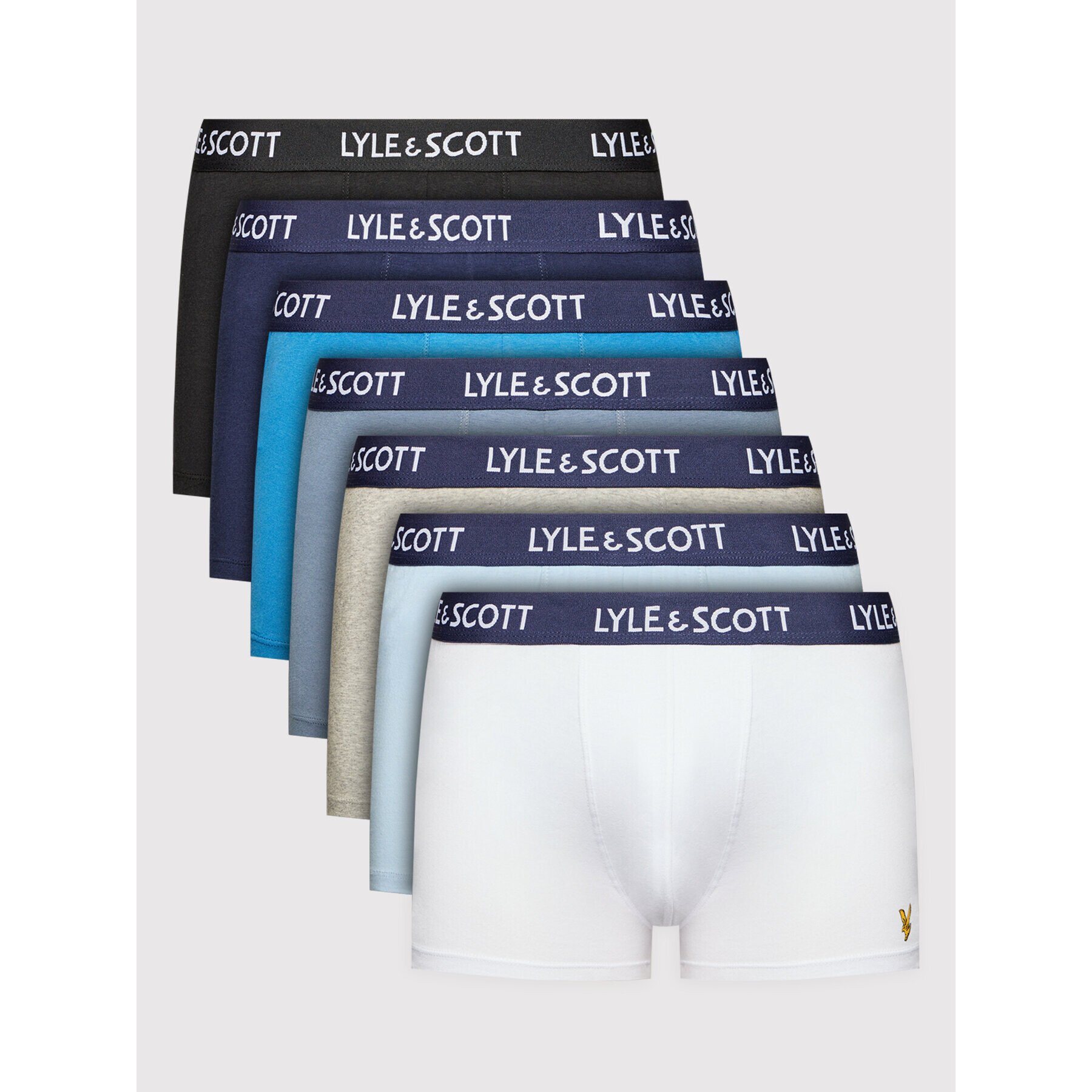 Lyle & Scott 7 db-os boxeralsó szett Cody LS7UW001 Színes - Pepit.hu